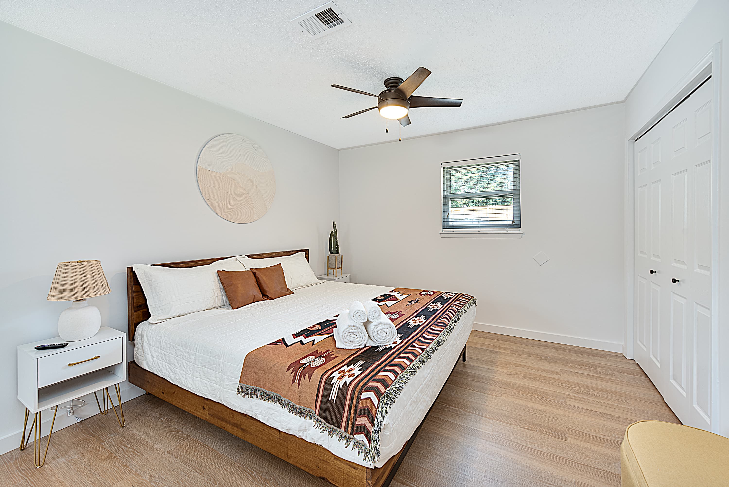 King Bed in Master Bedroom
