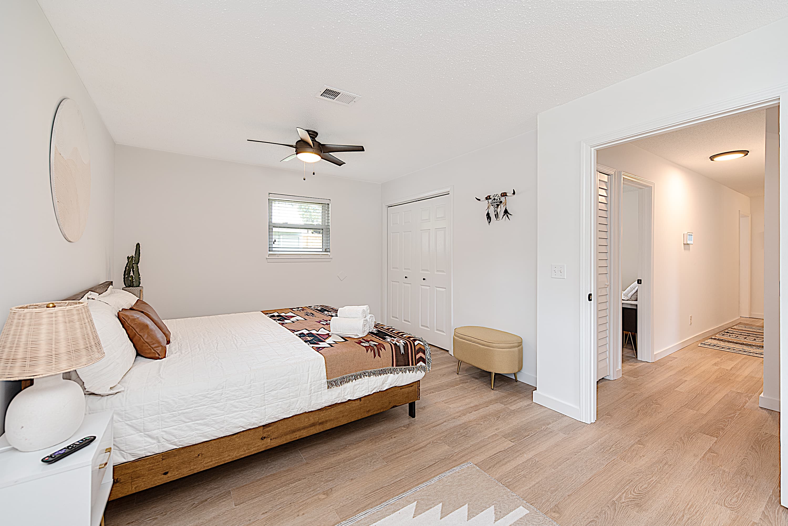 King Bed in Master Bedroom