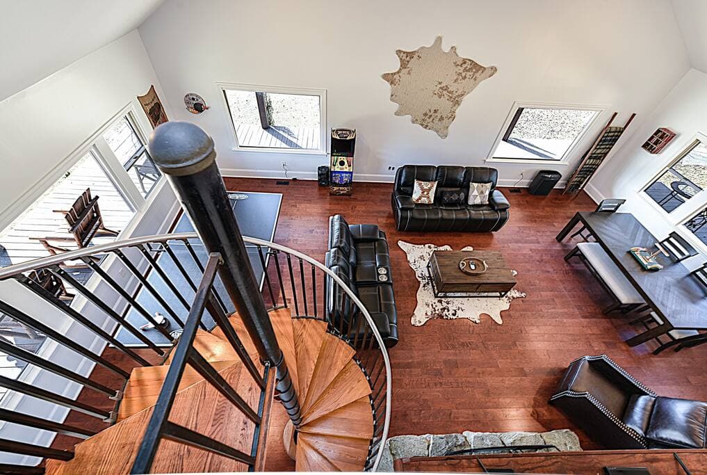 Looking down from Top Floor 