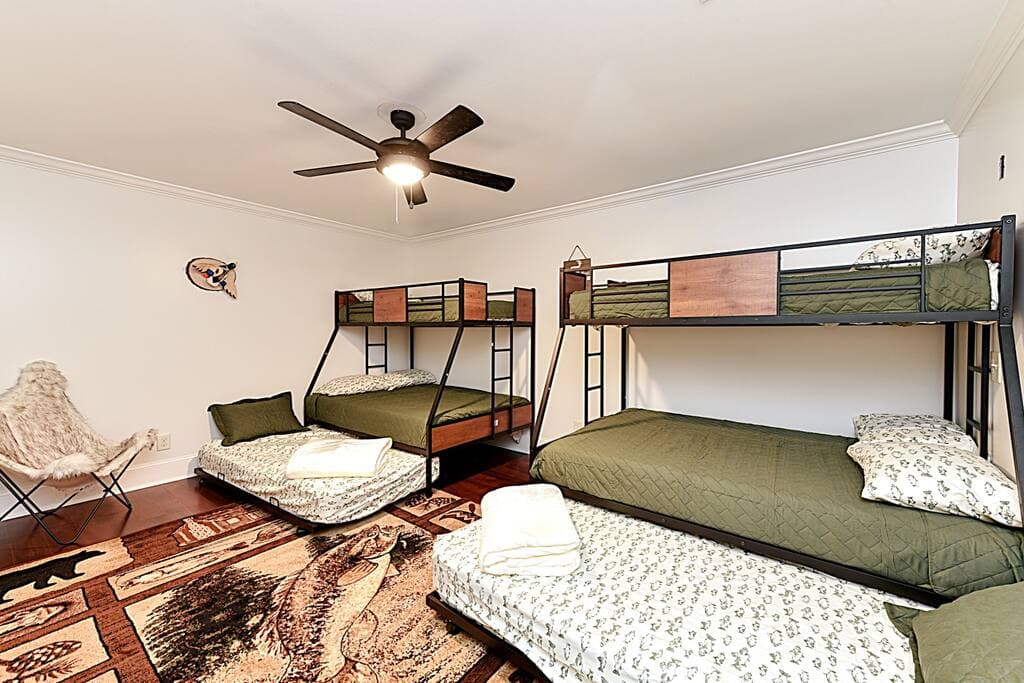 Bunk Room showing Trundles 