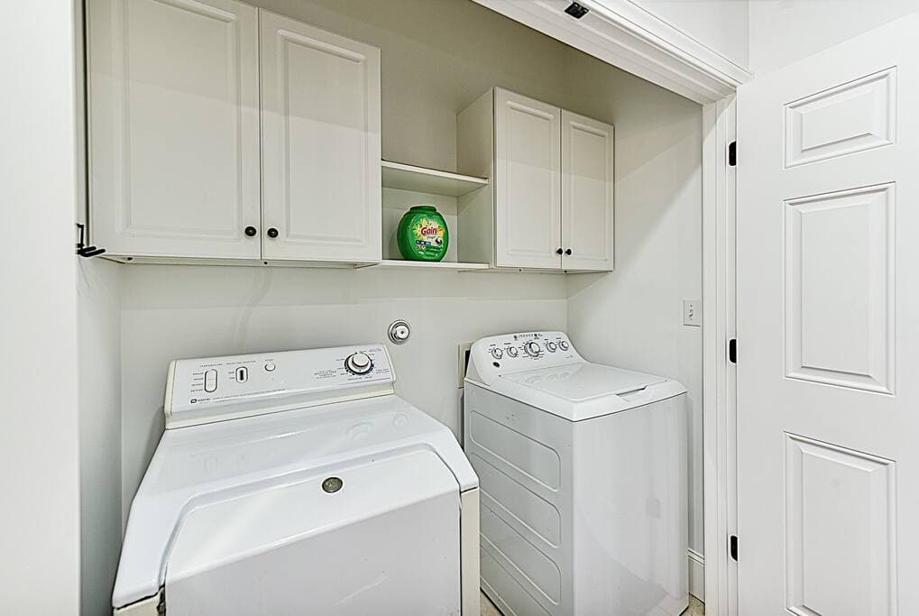 Washer and Dryer on site