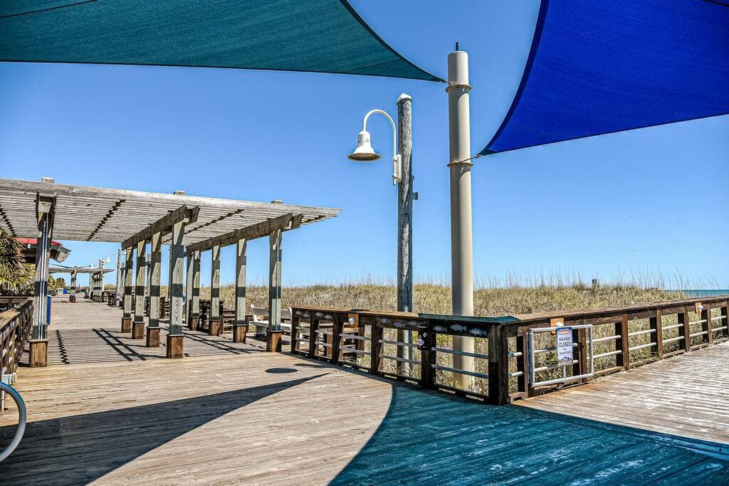 Beach access by the Boardwalk