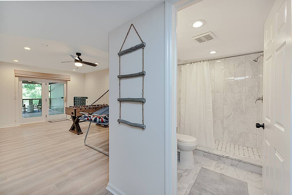 Downstairs Livingroom and Bathroom