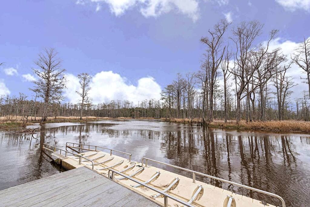 Easy access to fish or launch your kayak