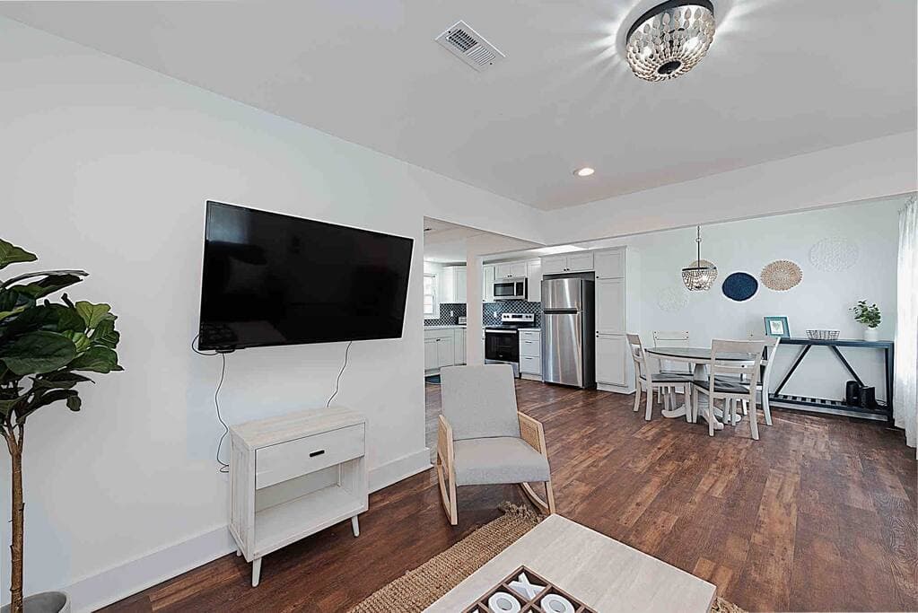 Living Room with HD TV 