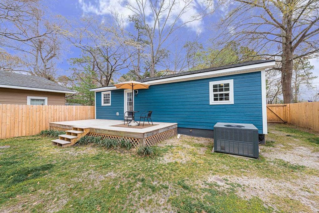 Fenced in Backyard
