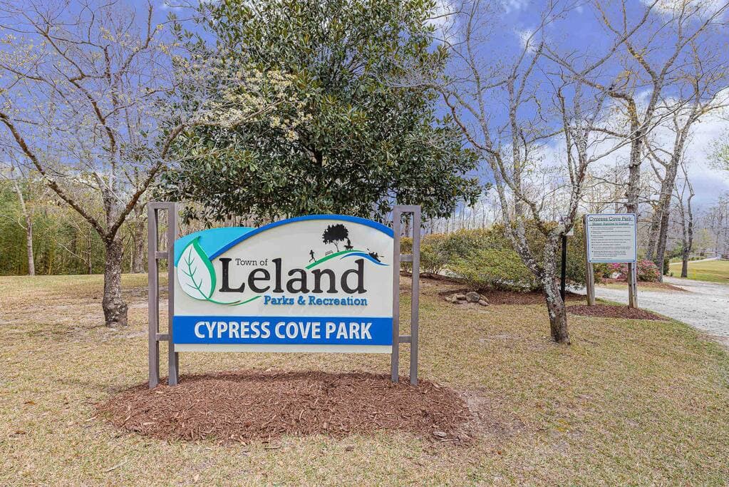 Cypress Cover Park is at the end of the street.