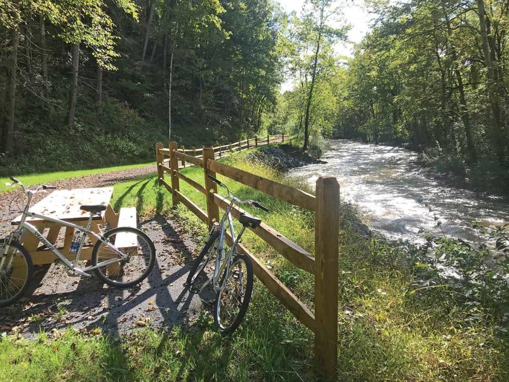 Jackson River Scenic Trail bikes 