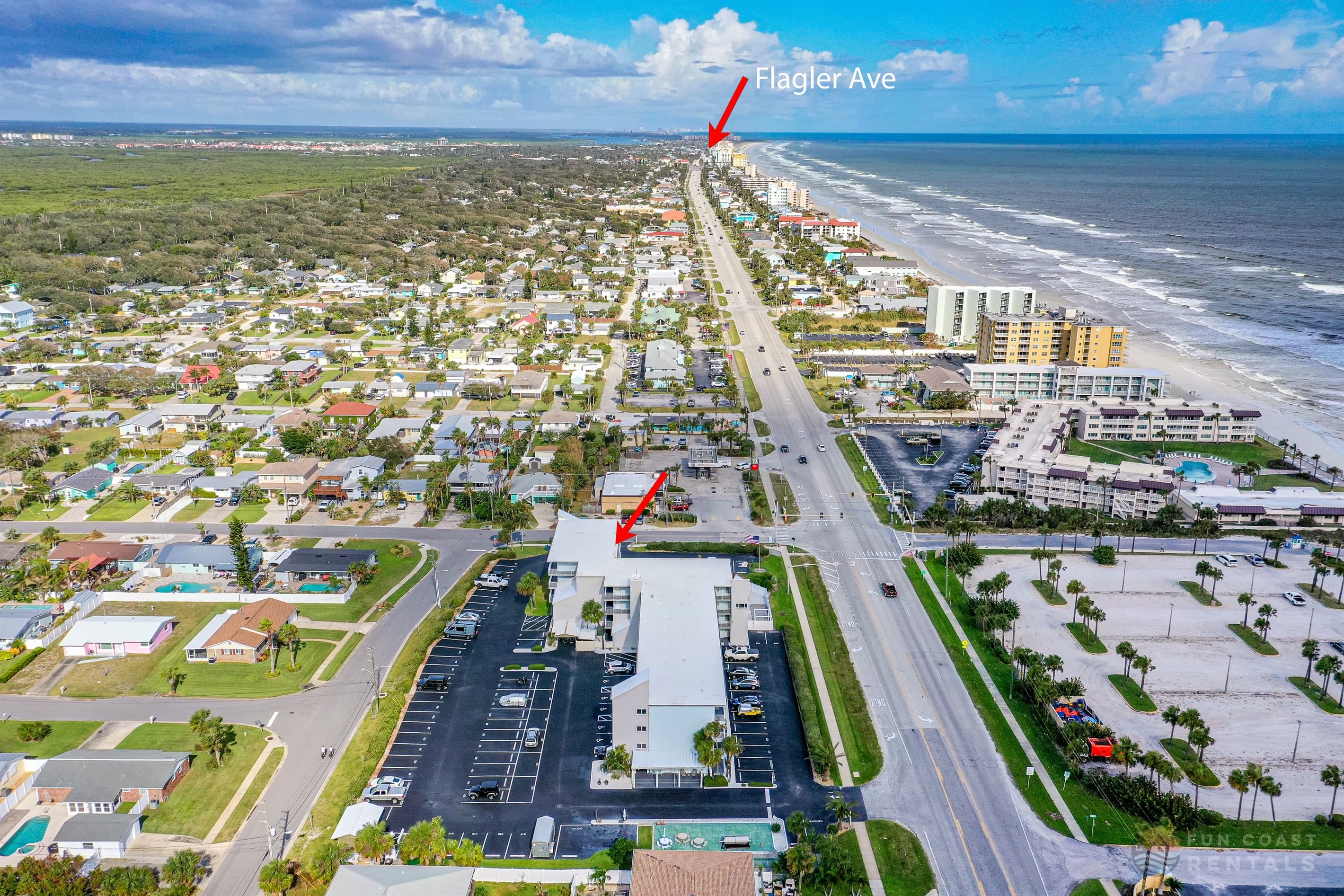 Located just a 10 minute bike ride from famous Flagler Avenue!