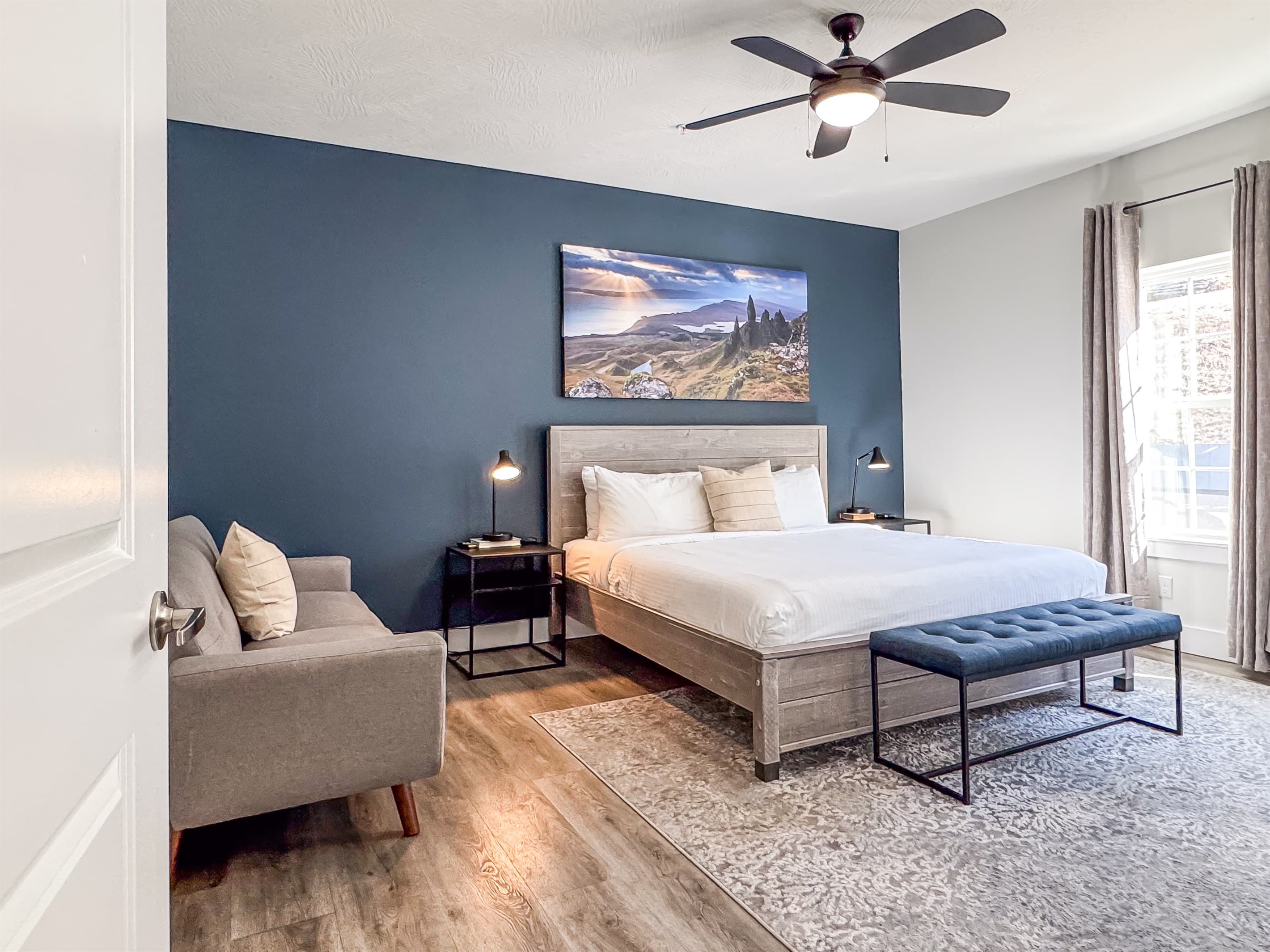 Bedroom 2 (main level, accessible): Spacious with tons of room and places to sit