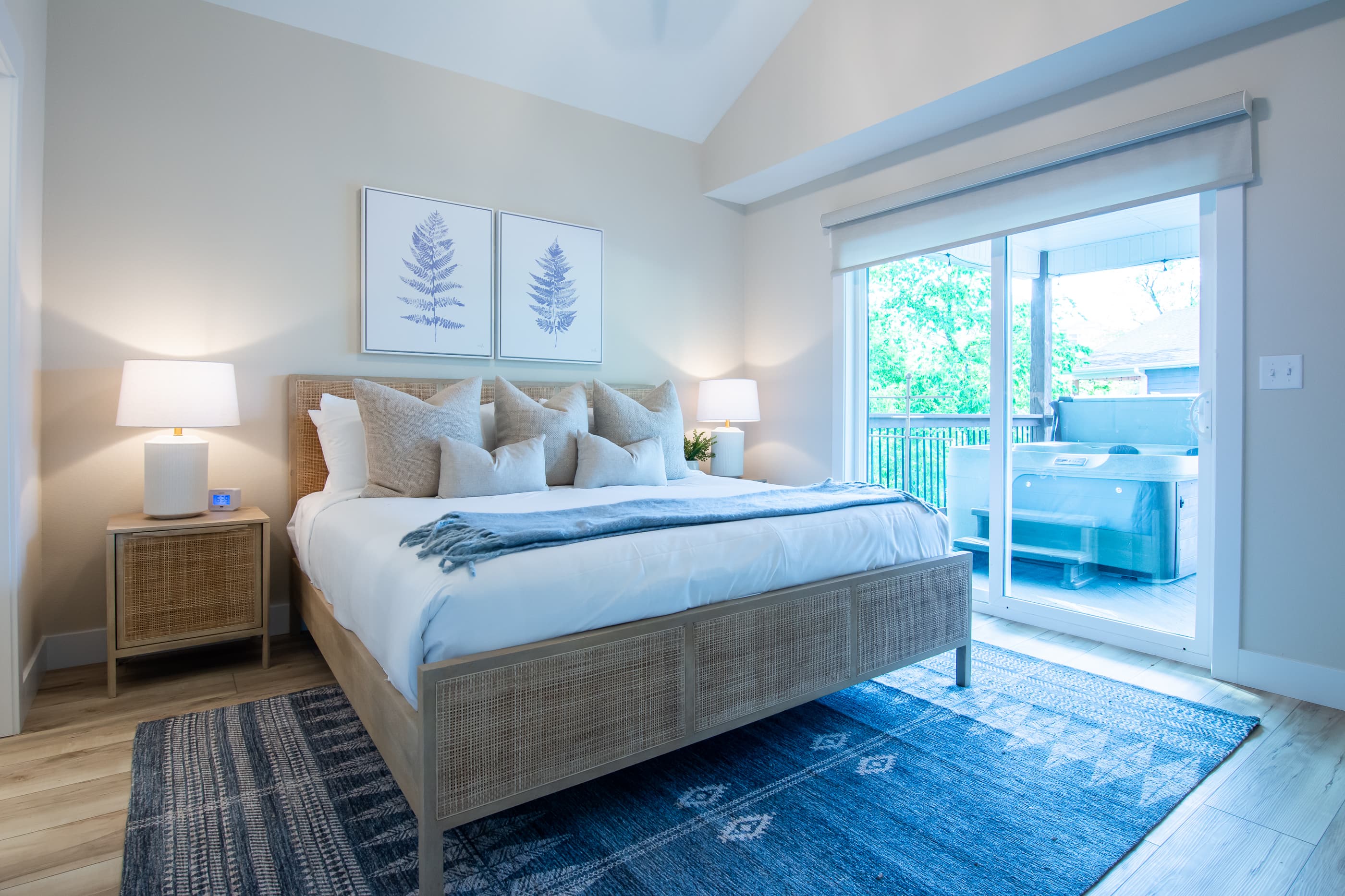 Upper level king bedroom with substantial space
