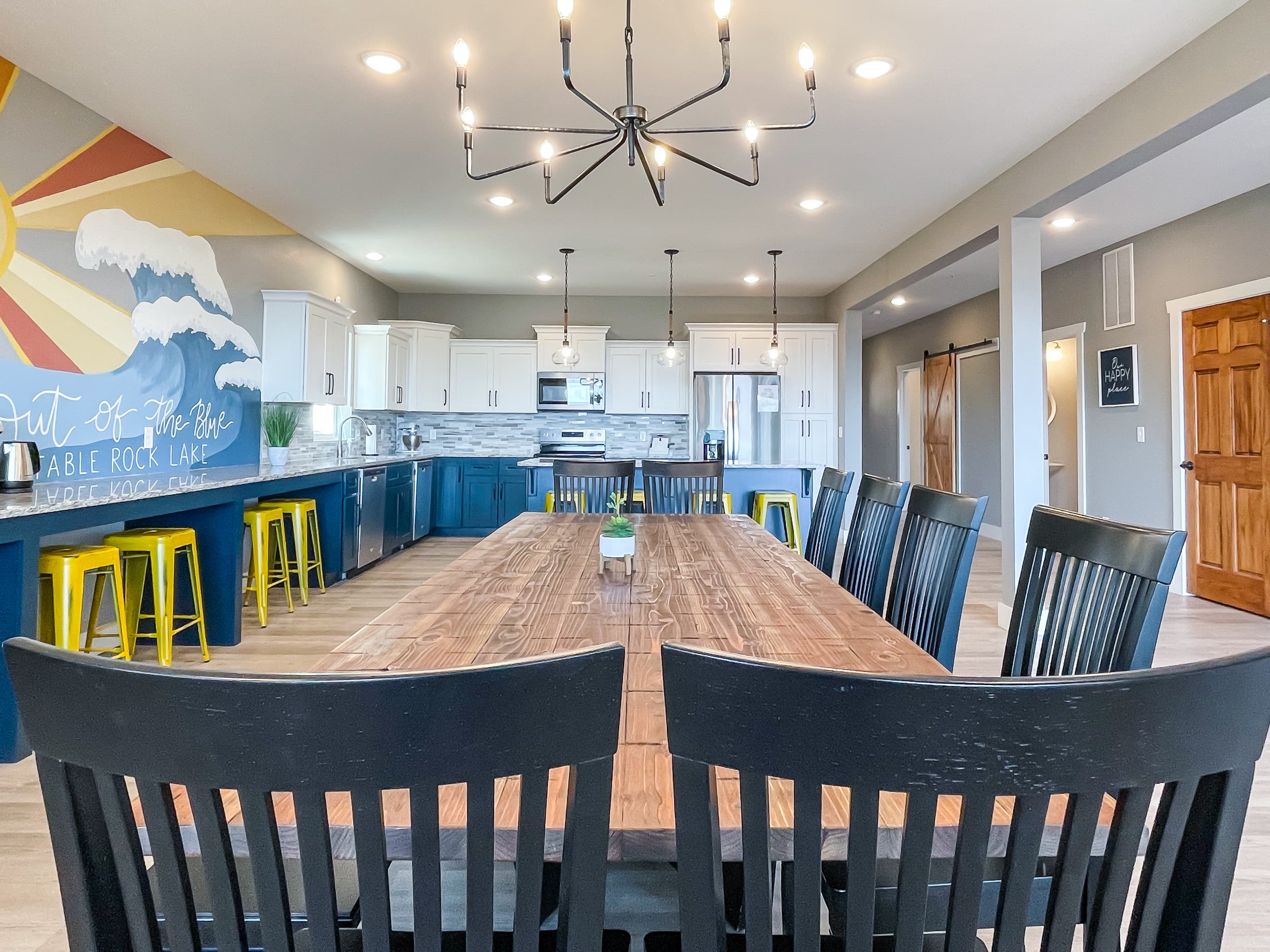 "Sitting down for a meal at that large table was a family bonding event." - S family