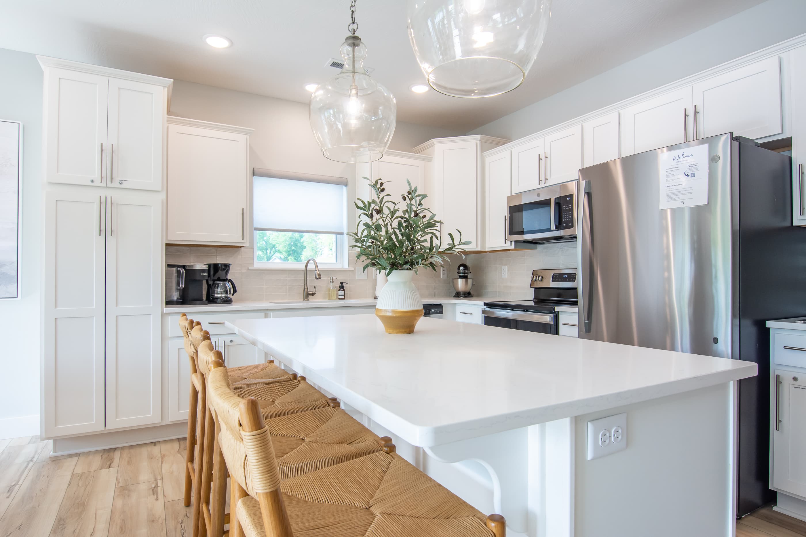 Main level kitchen with ample countertop space