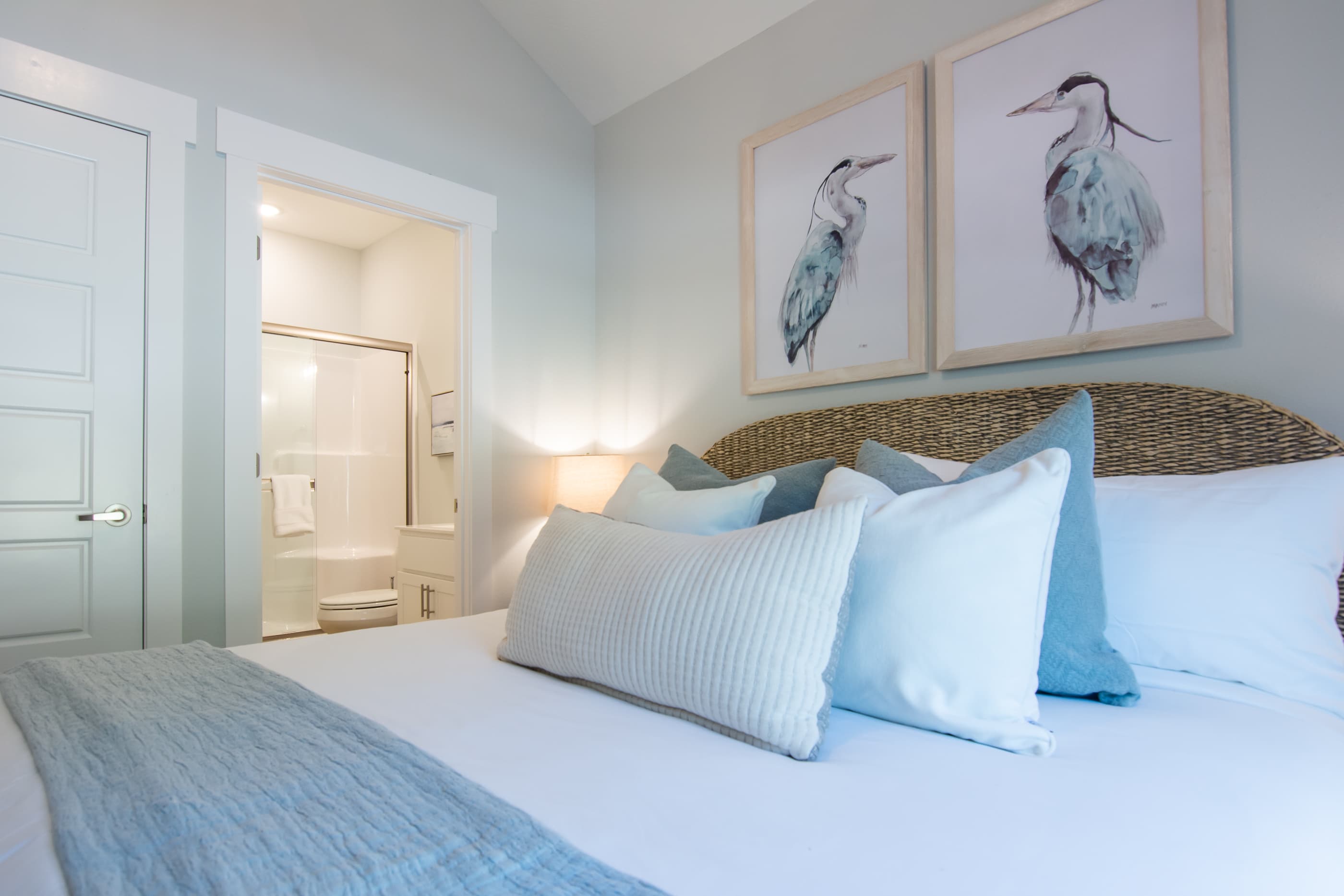 Bedroom 4- Upper level room with plush king bed
