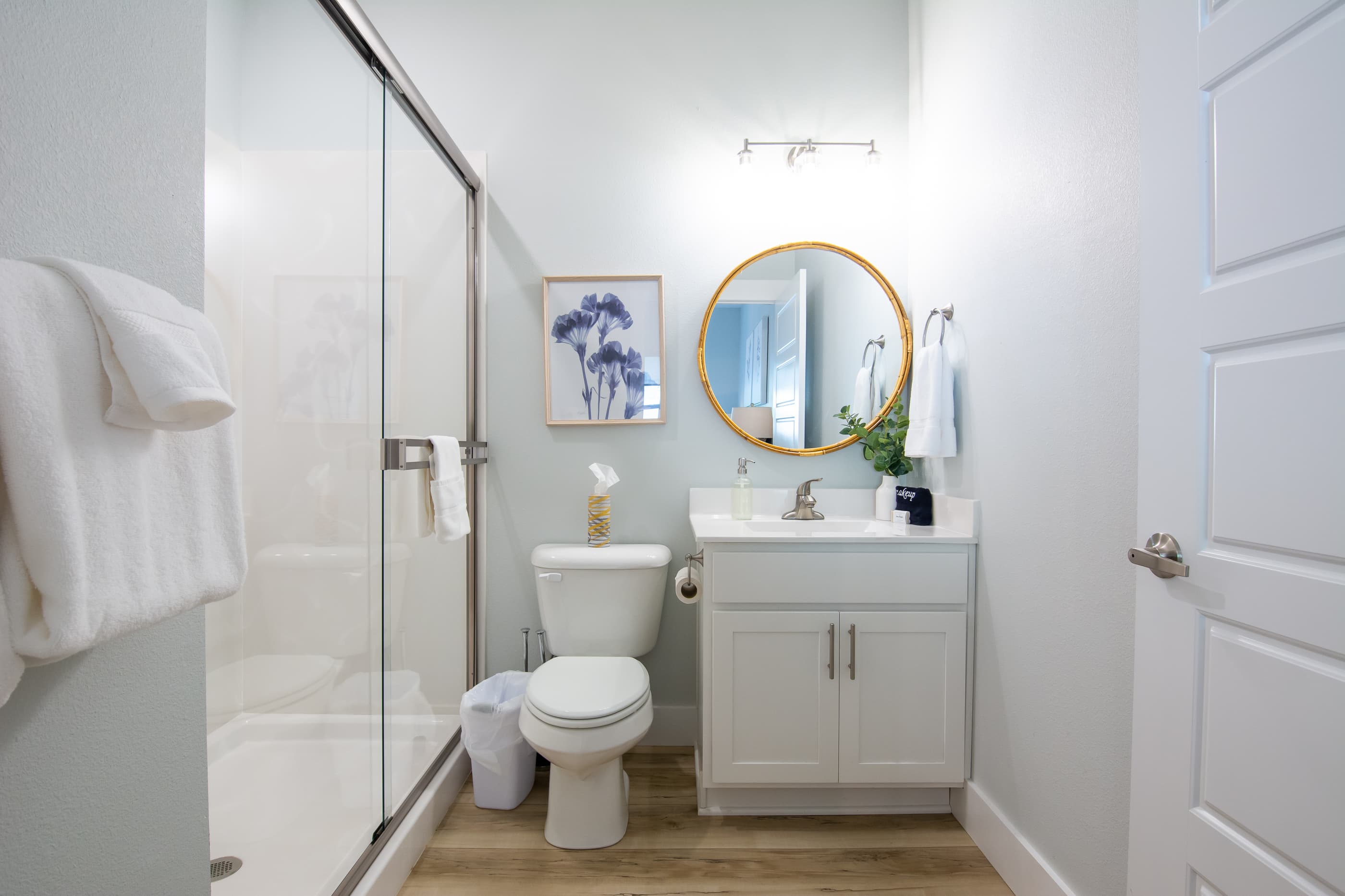 Bedroom 2 ensuite bathroom with step in shower