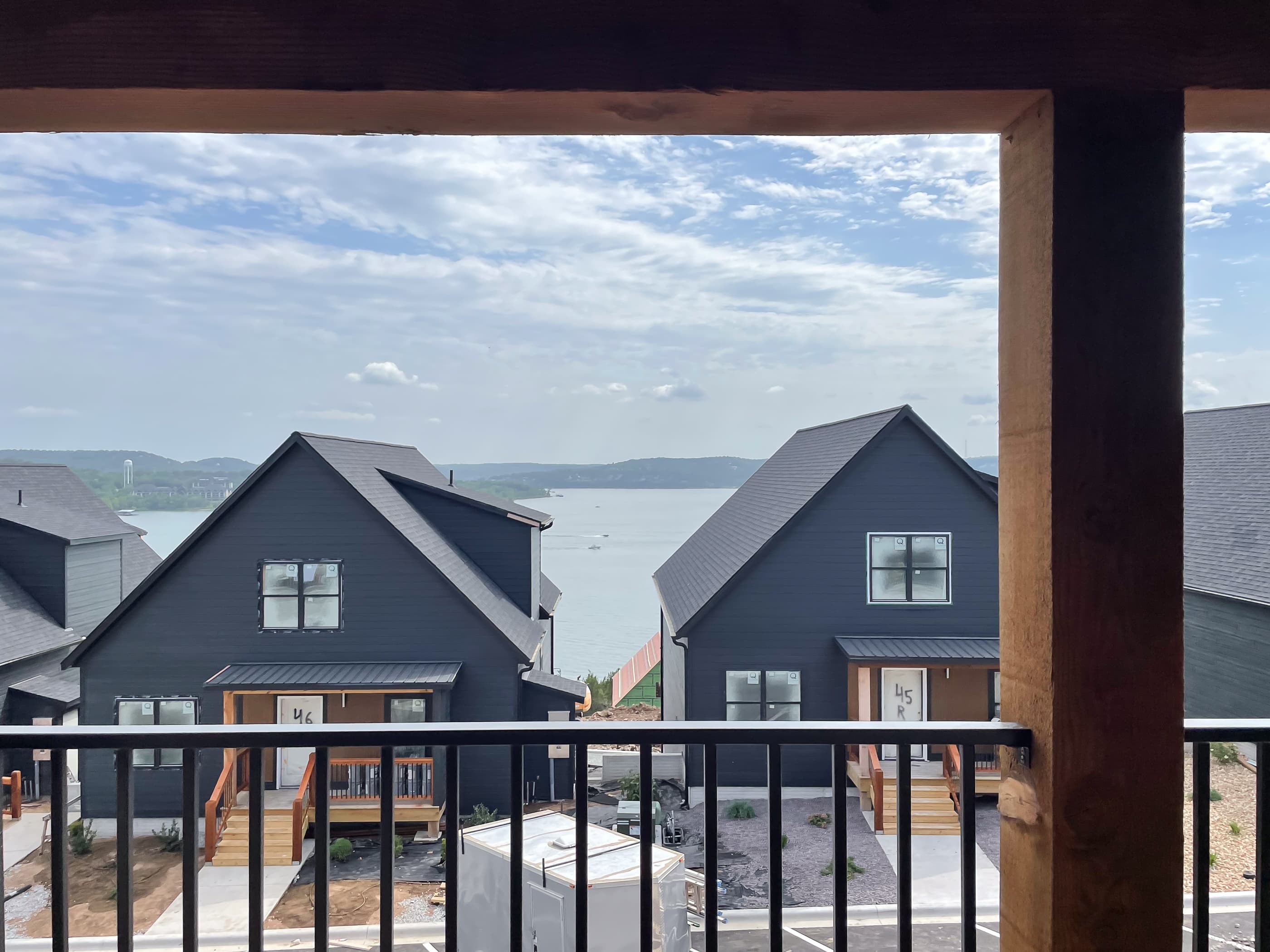 Lake view from the deck with main level access