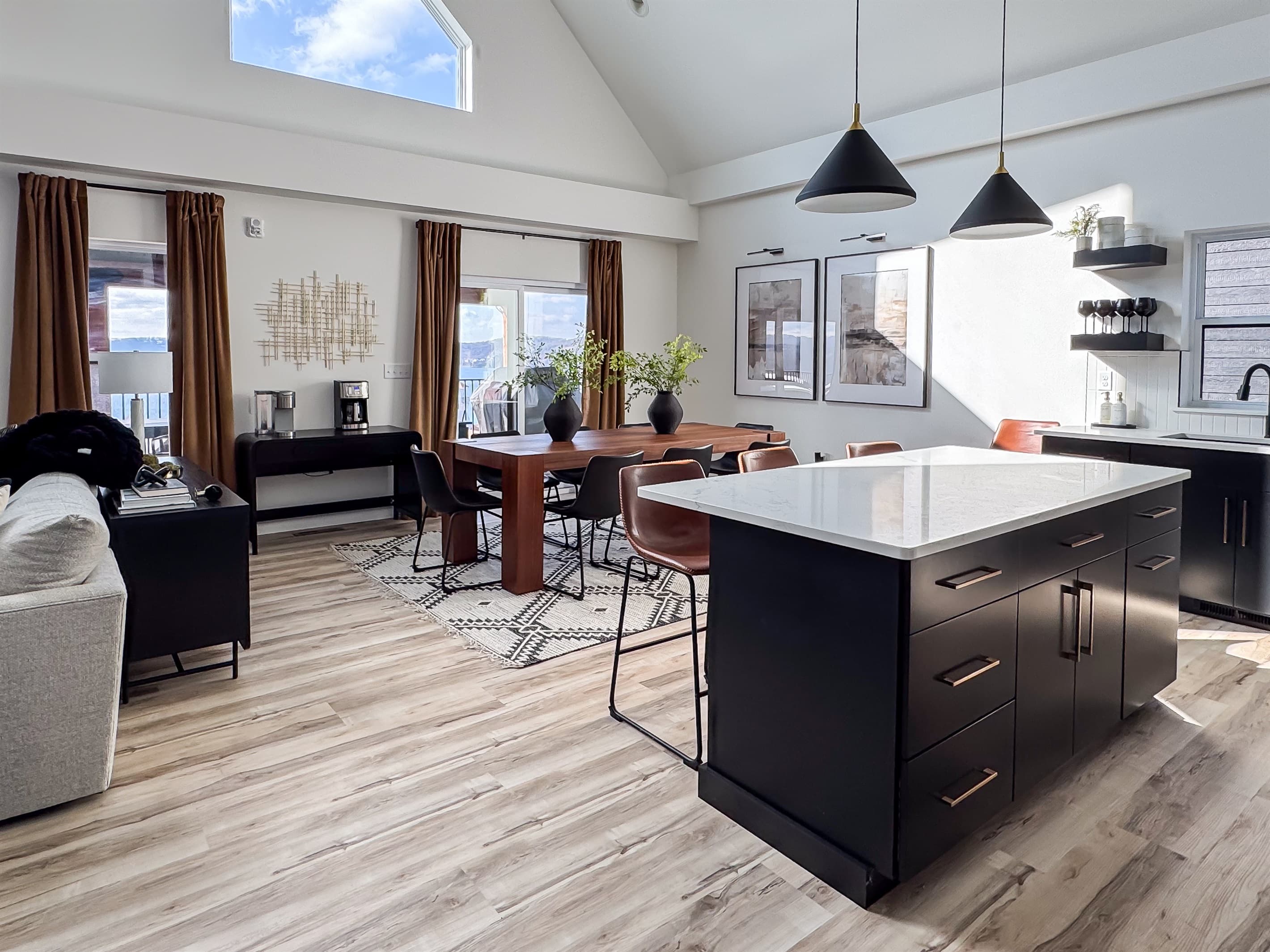 Open floor concept for main level