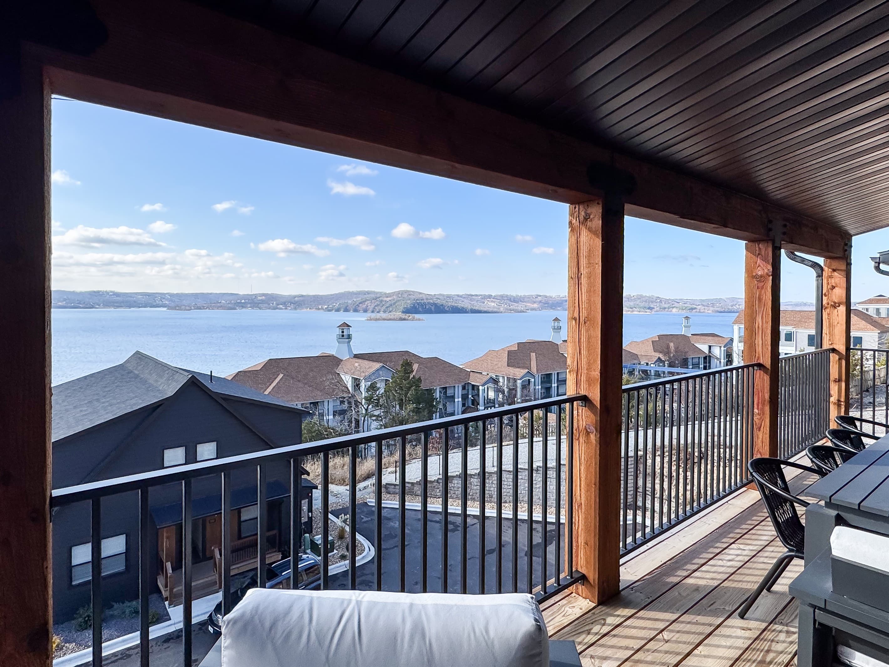Views from Copper Pointe of the lake