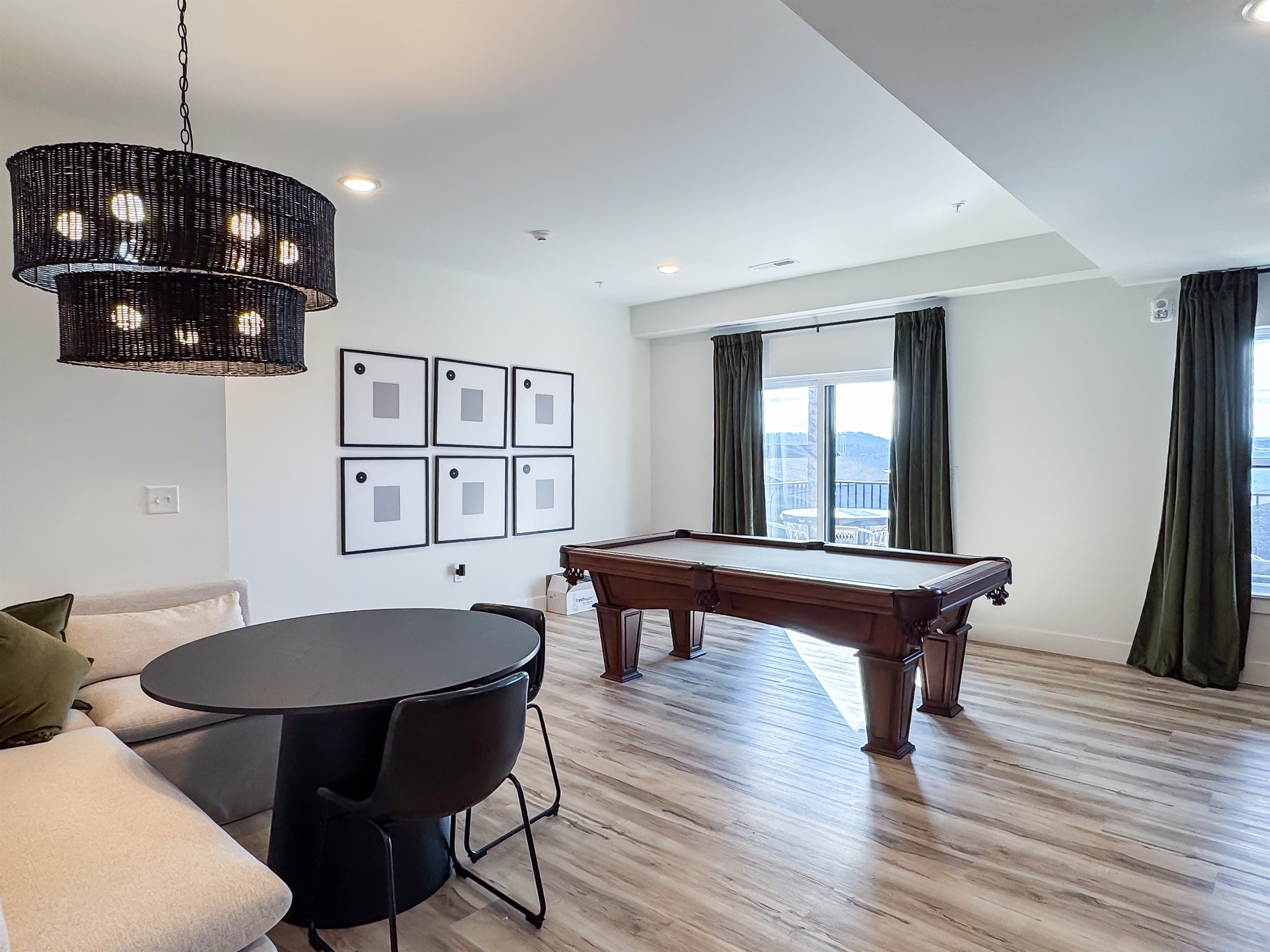 Pool table for family fun