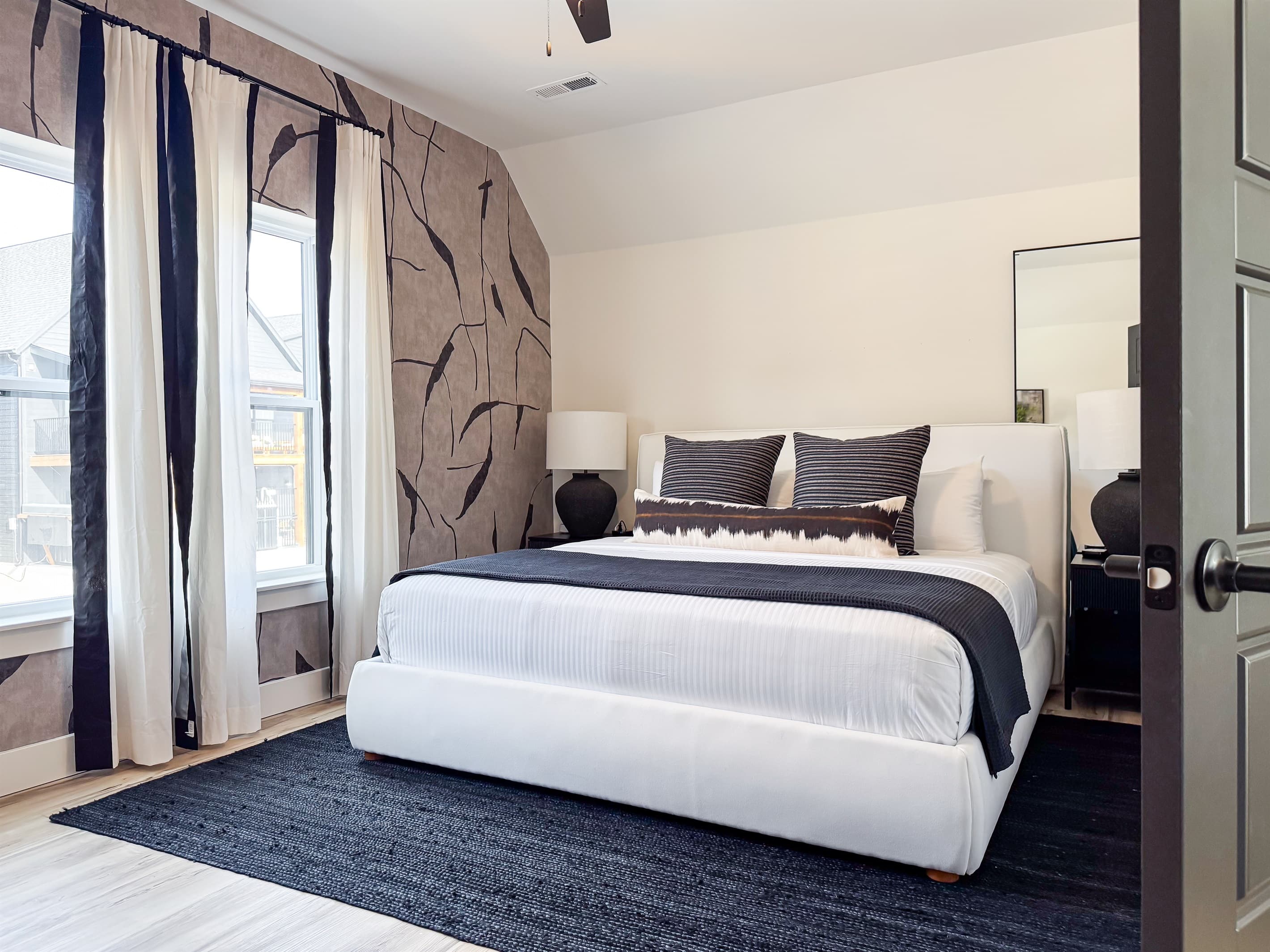 Bedroom 3 (Upstairs): King bed with en-suite