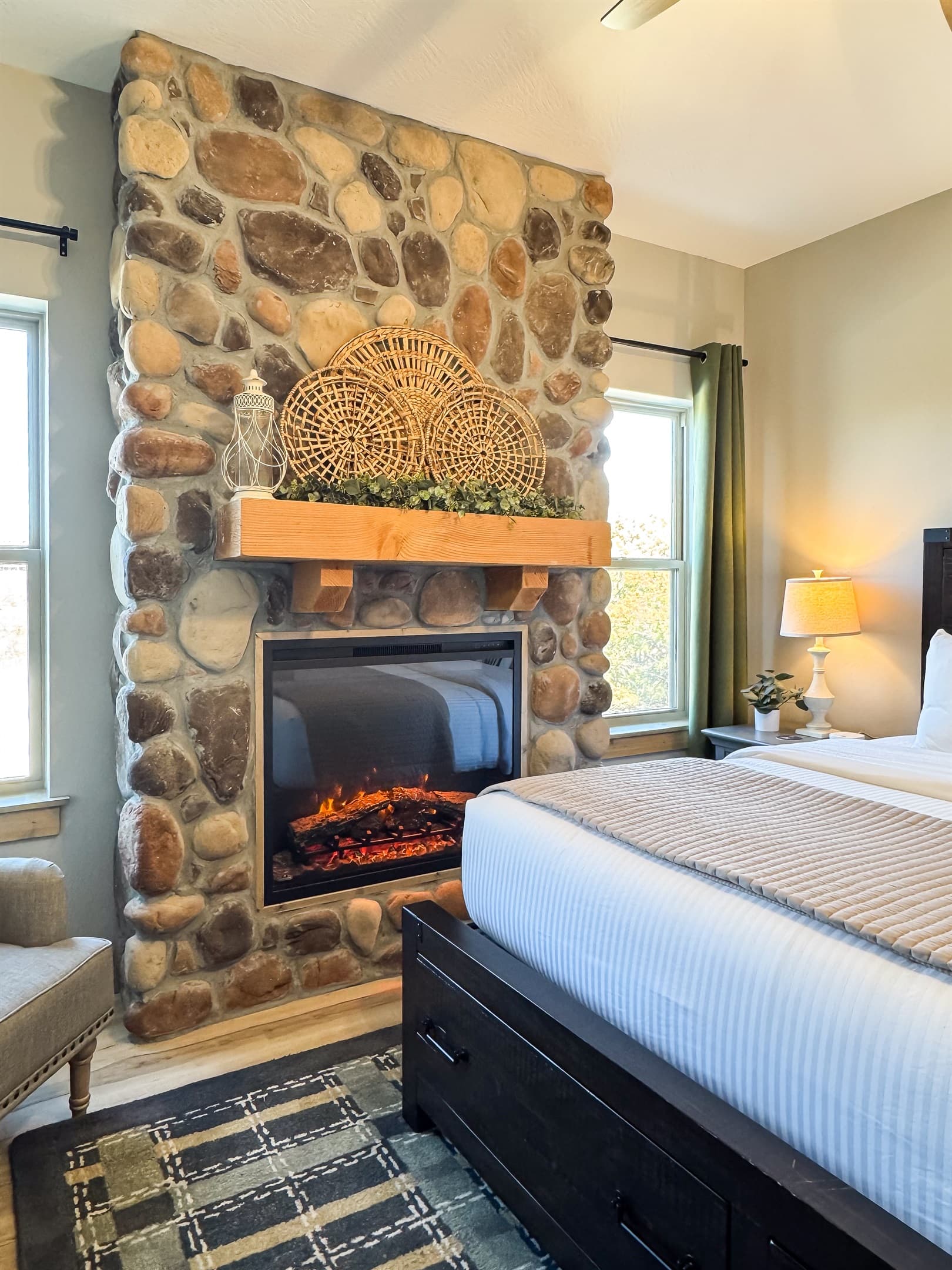 Bedroom 3 Electric fire place