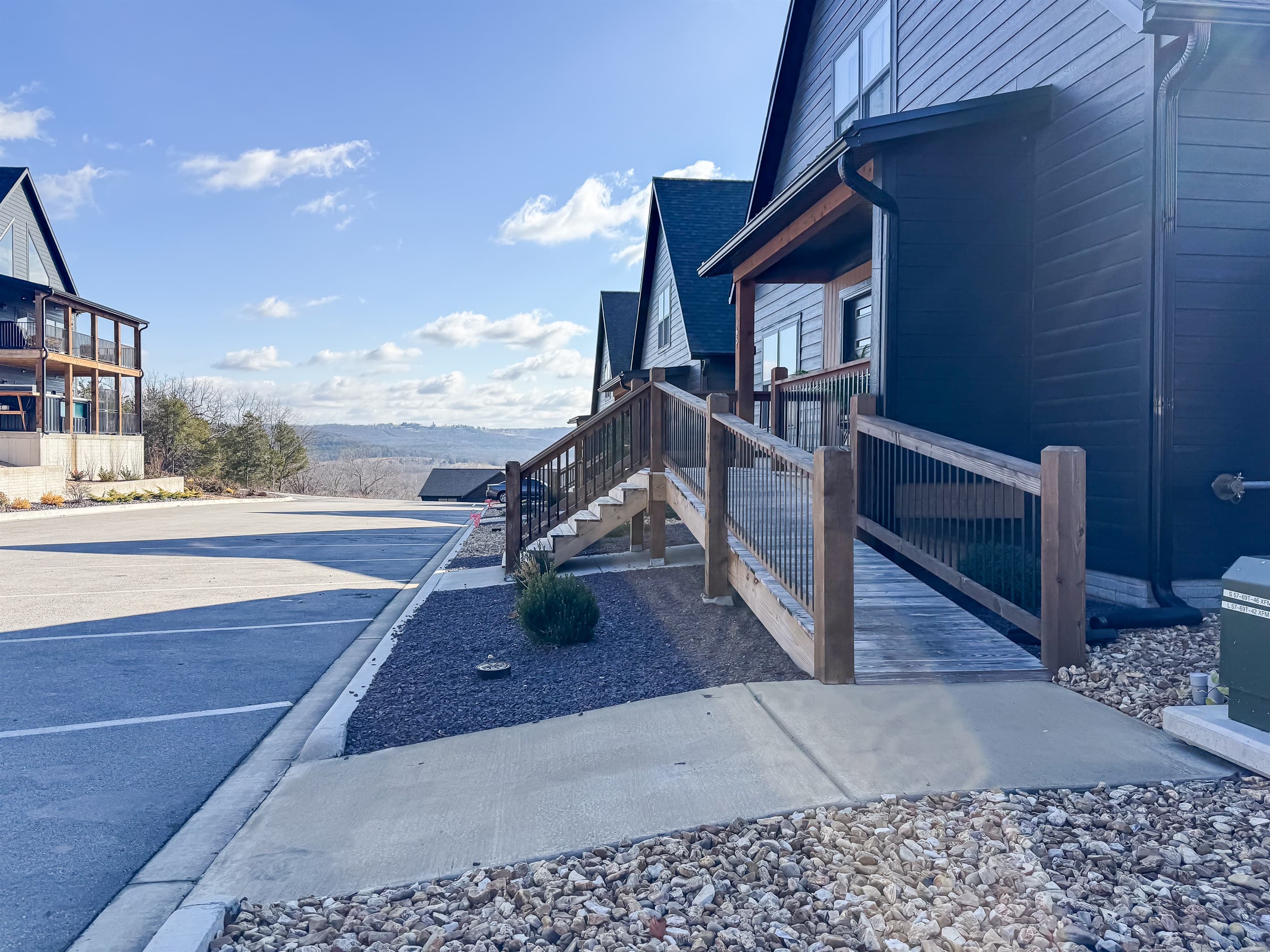 Ramp access for wheelchairs or any person who has a hard time with stairs