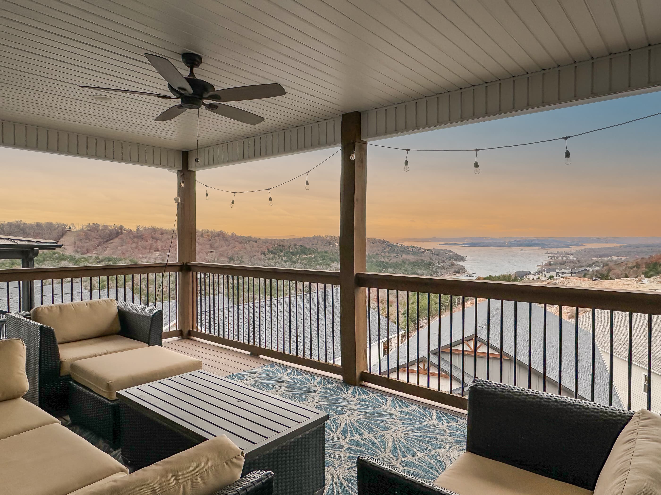 Can the lake view get any better? It's hard to beat from the 2nd level deck!