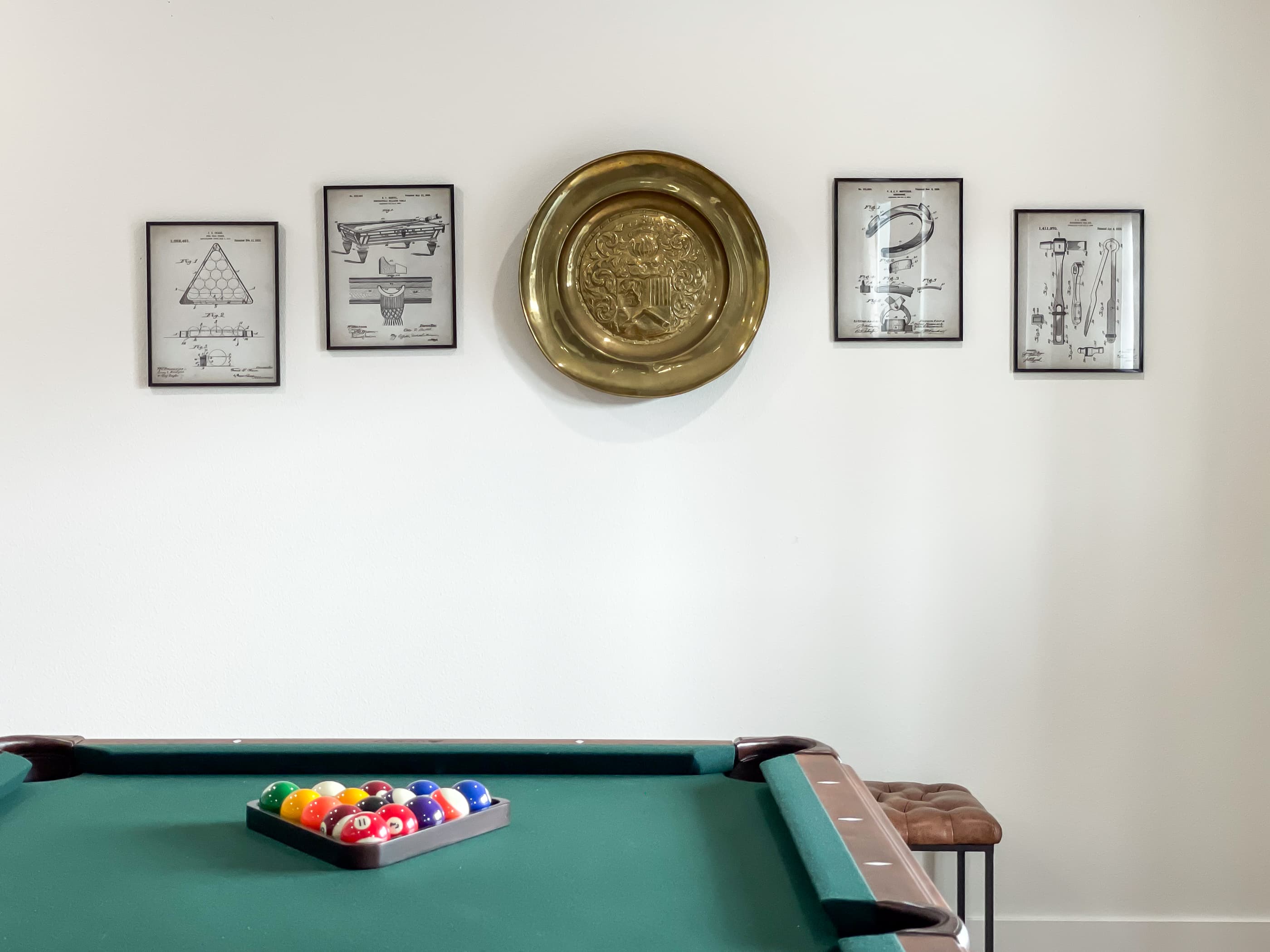 Lower level game room with a pool table