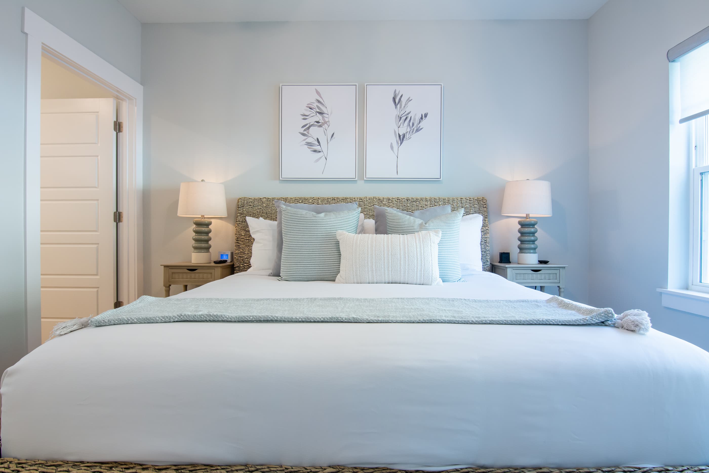 Bedroom 2 with comfy king bed