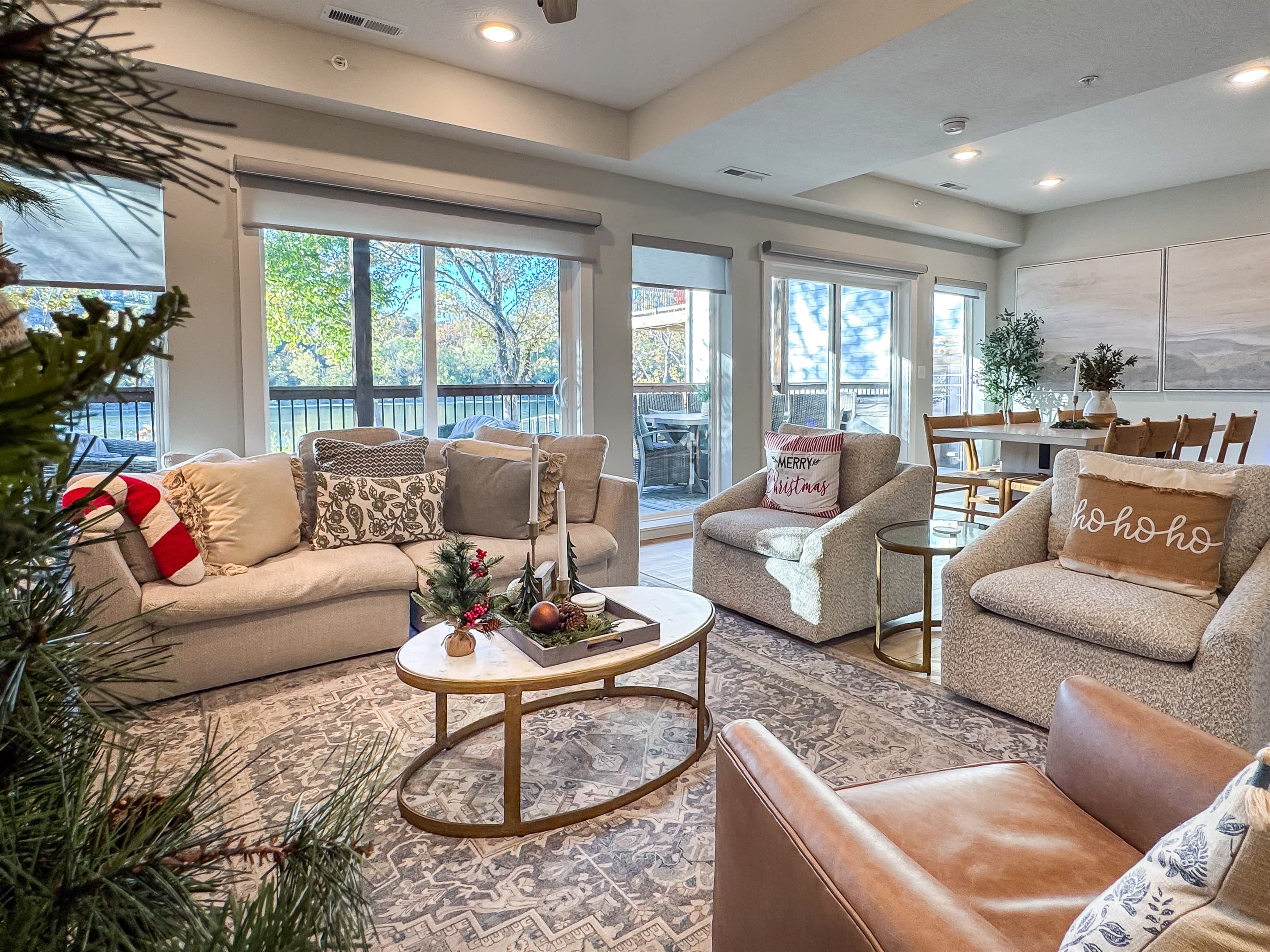 Great room with comfortable seating