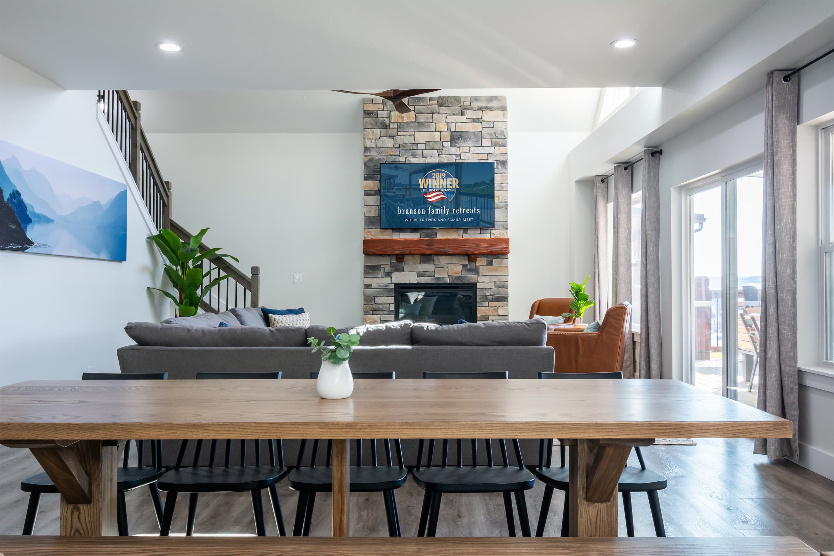 Custom handmade dining tables and benches by a local craftsman