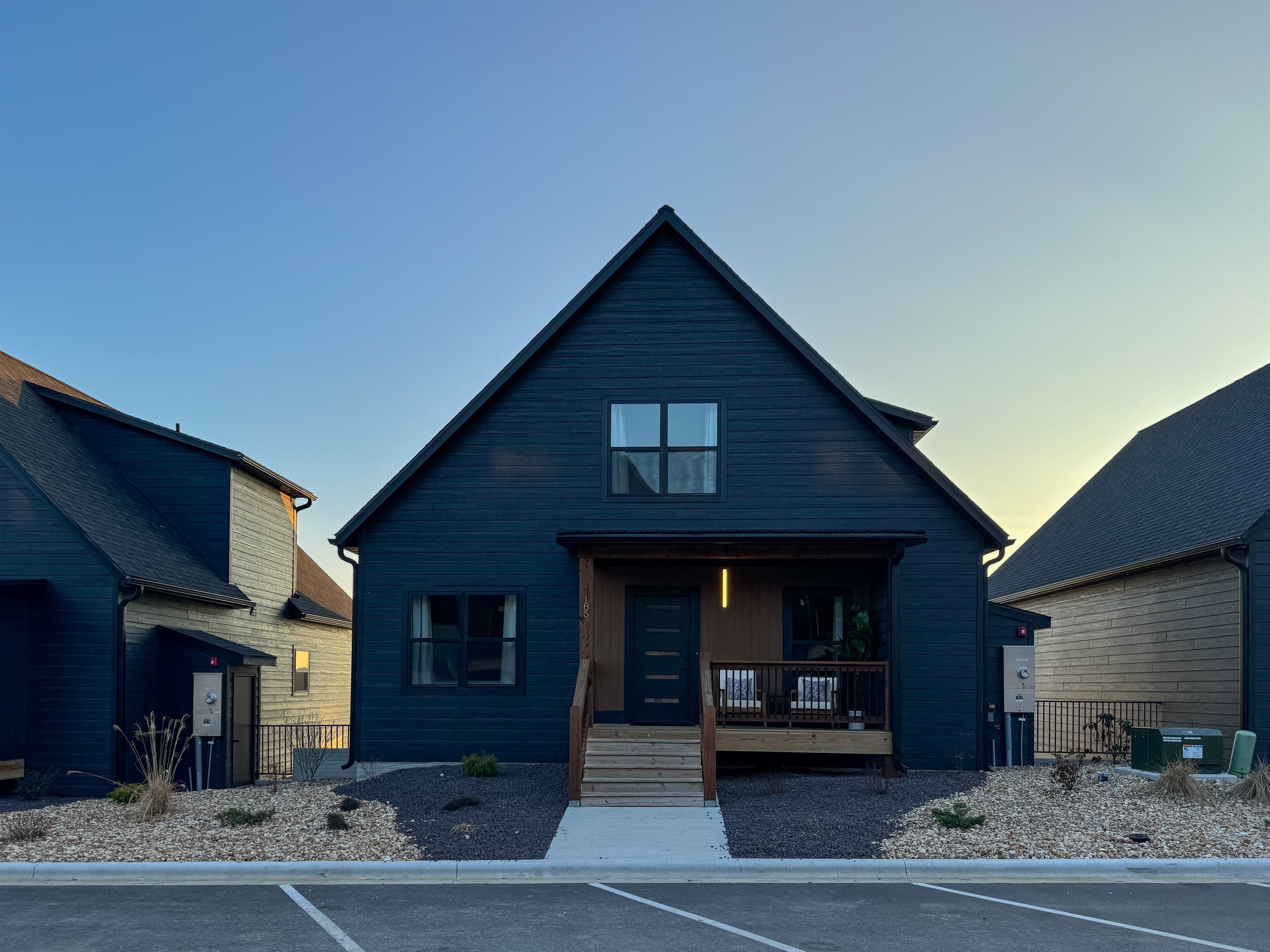 Outside view of Legends Pointe house