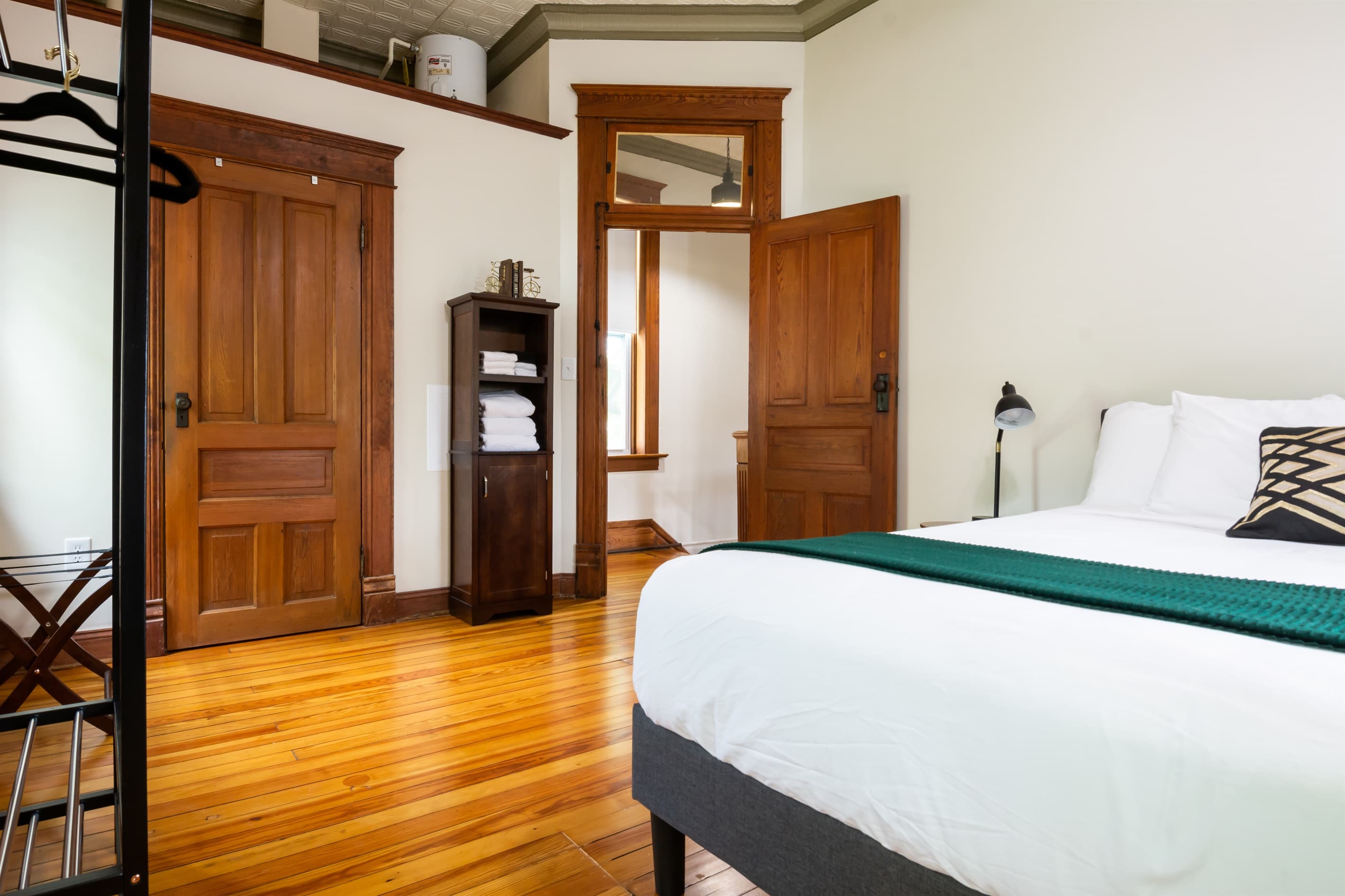 Upper level first bedroom with ensuite bathroom