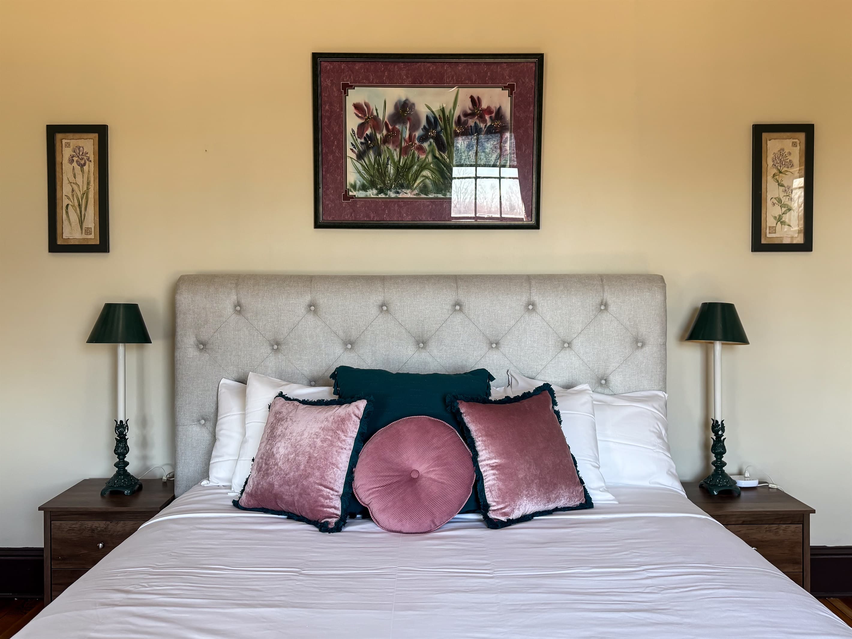 Main level warm and inviting plush King Bedroom that feels like home at Tamm Loft.