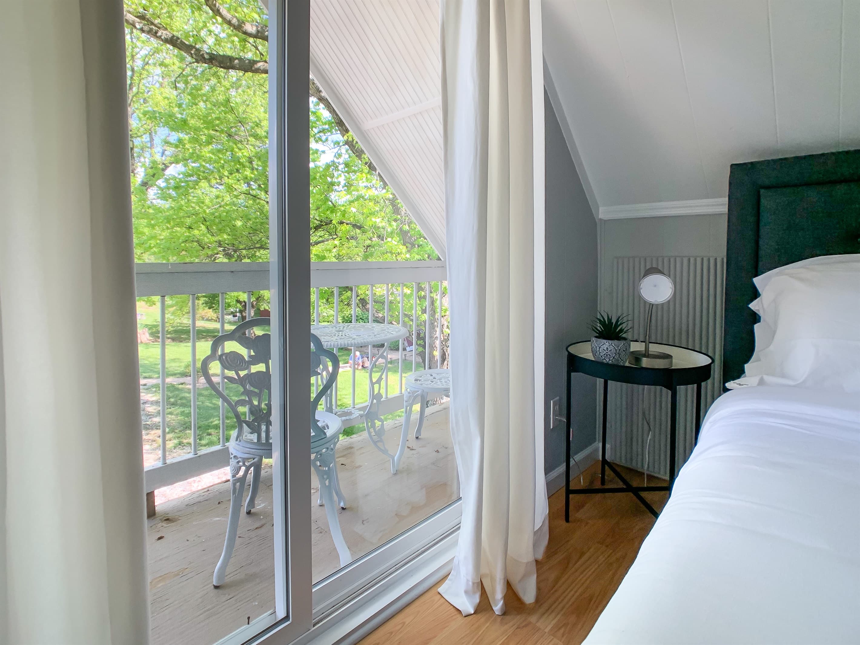 Lots of natural light from the sliding doors