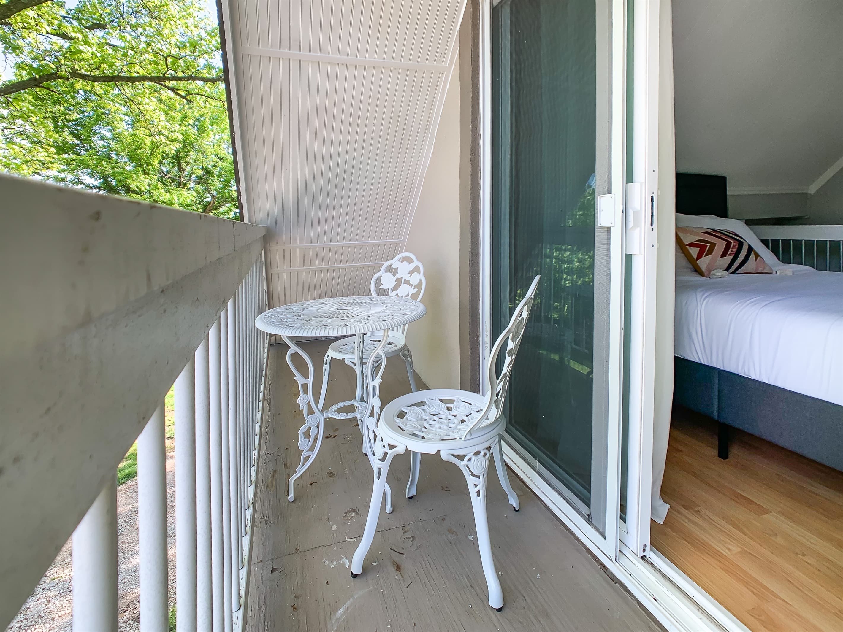 Tiny deck on a tiny house