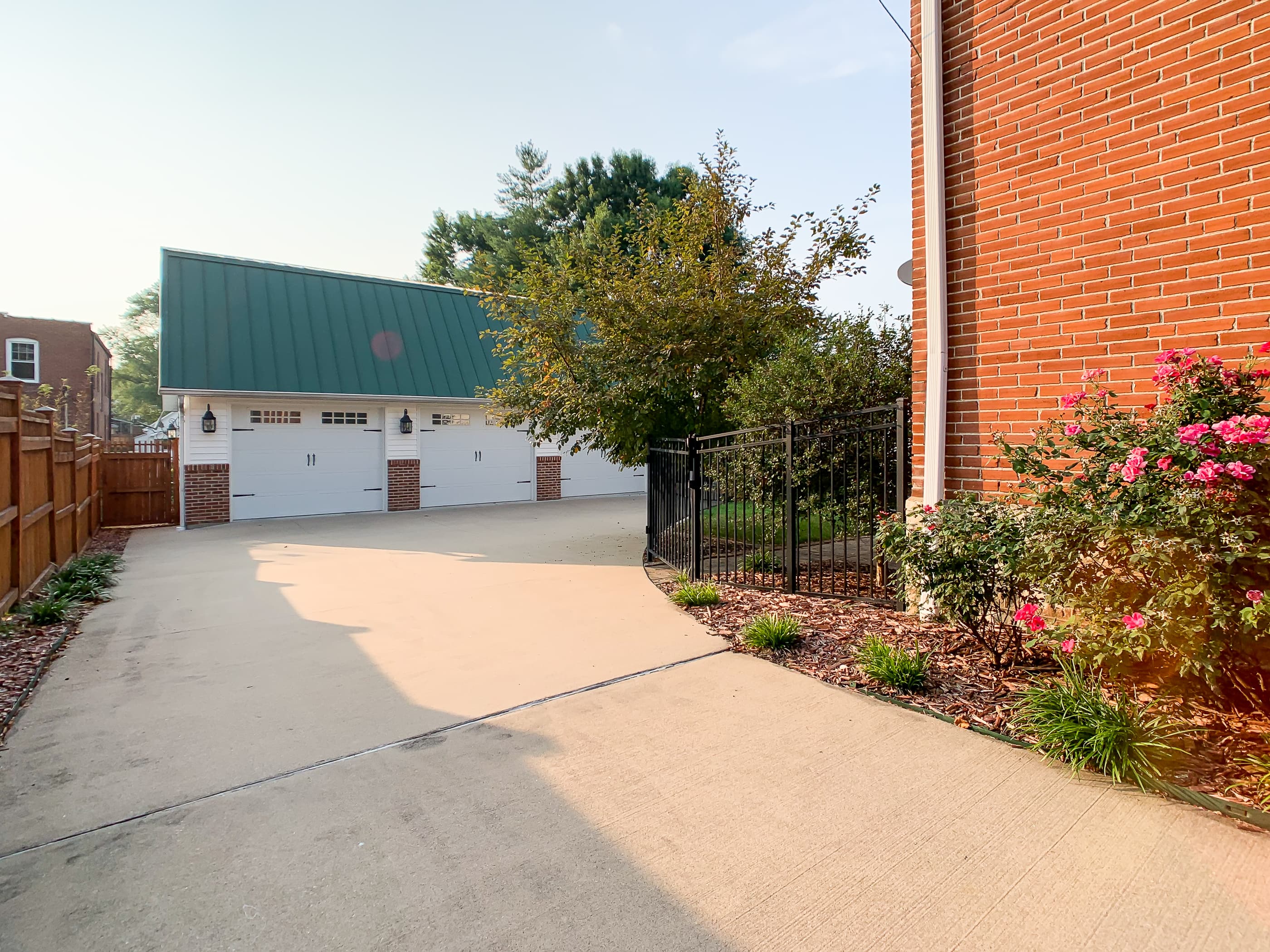 The historic Beekeeper's Cottage has plenty of off street parking in the left side driveway.