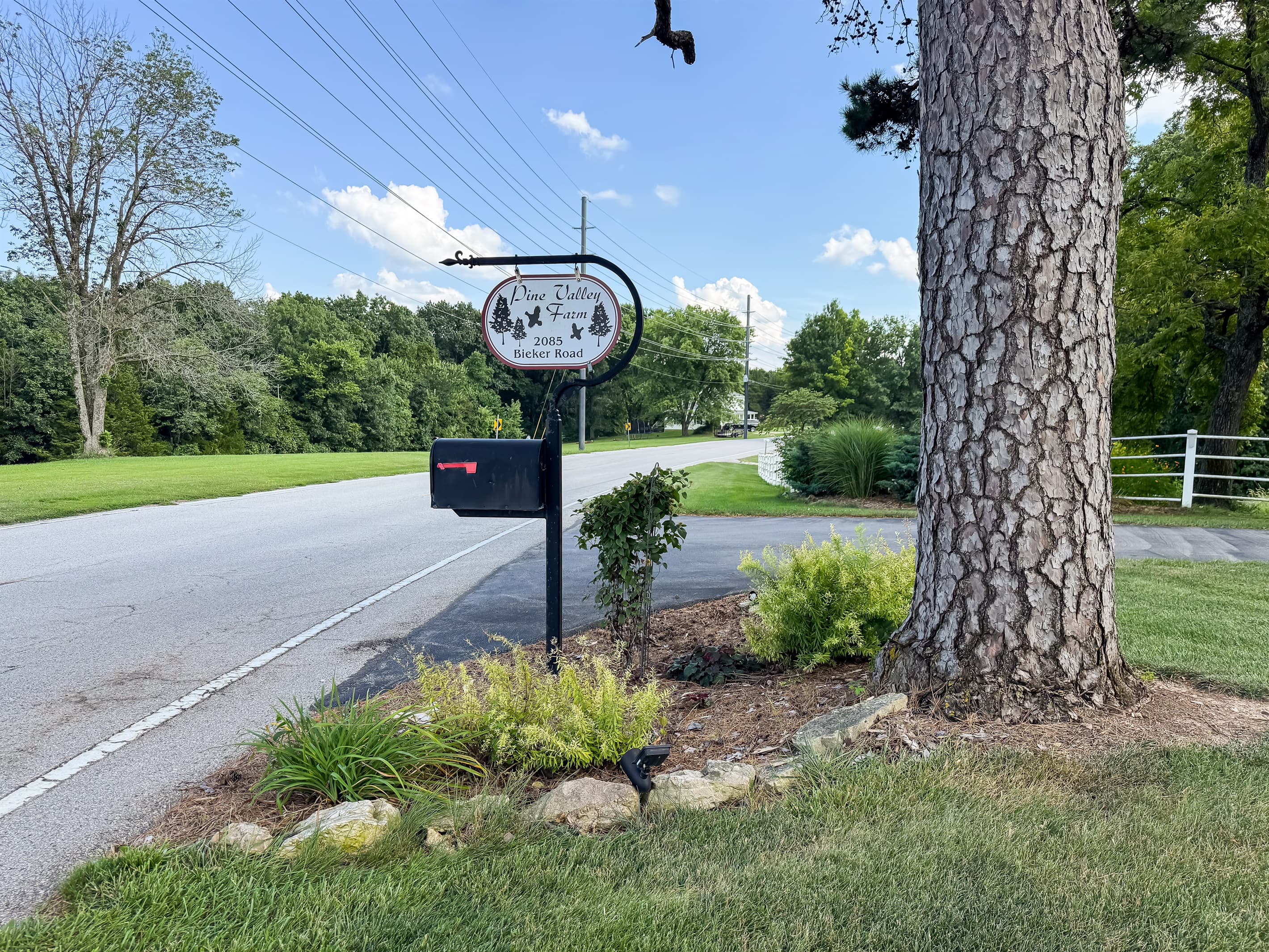 Entrance to the vintage schoolhouse renovated with modern interior and a perfect getaway home that is close to Washington and Union, MO, wineries, Purina Farms and downtown St. Louis is only an hour away from Pikes Peak Schoolhouse.