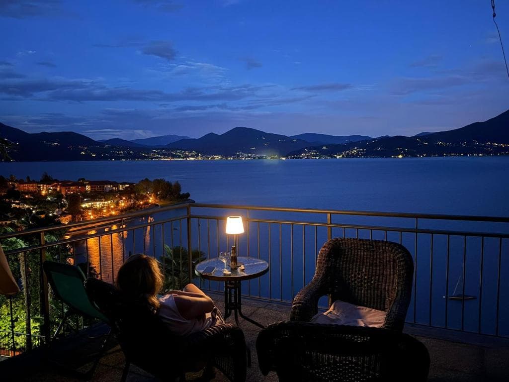 Terrasse Seeblick Villa Angelina Zaffiro