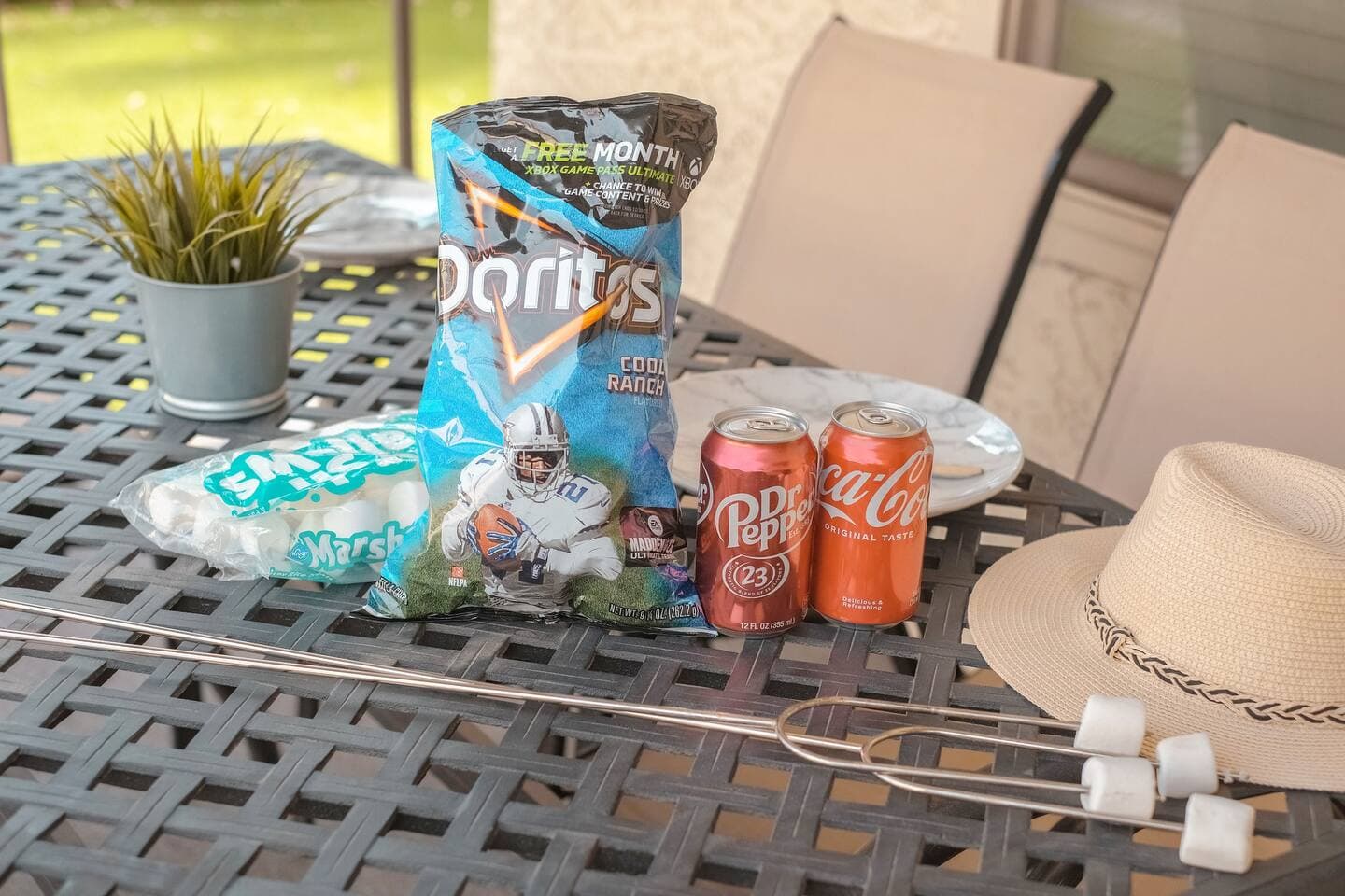 Perfect Staycation - Gather around the table for games, smores or a delicious dinner!