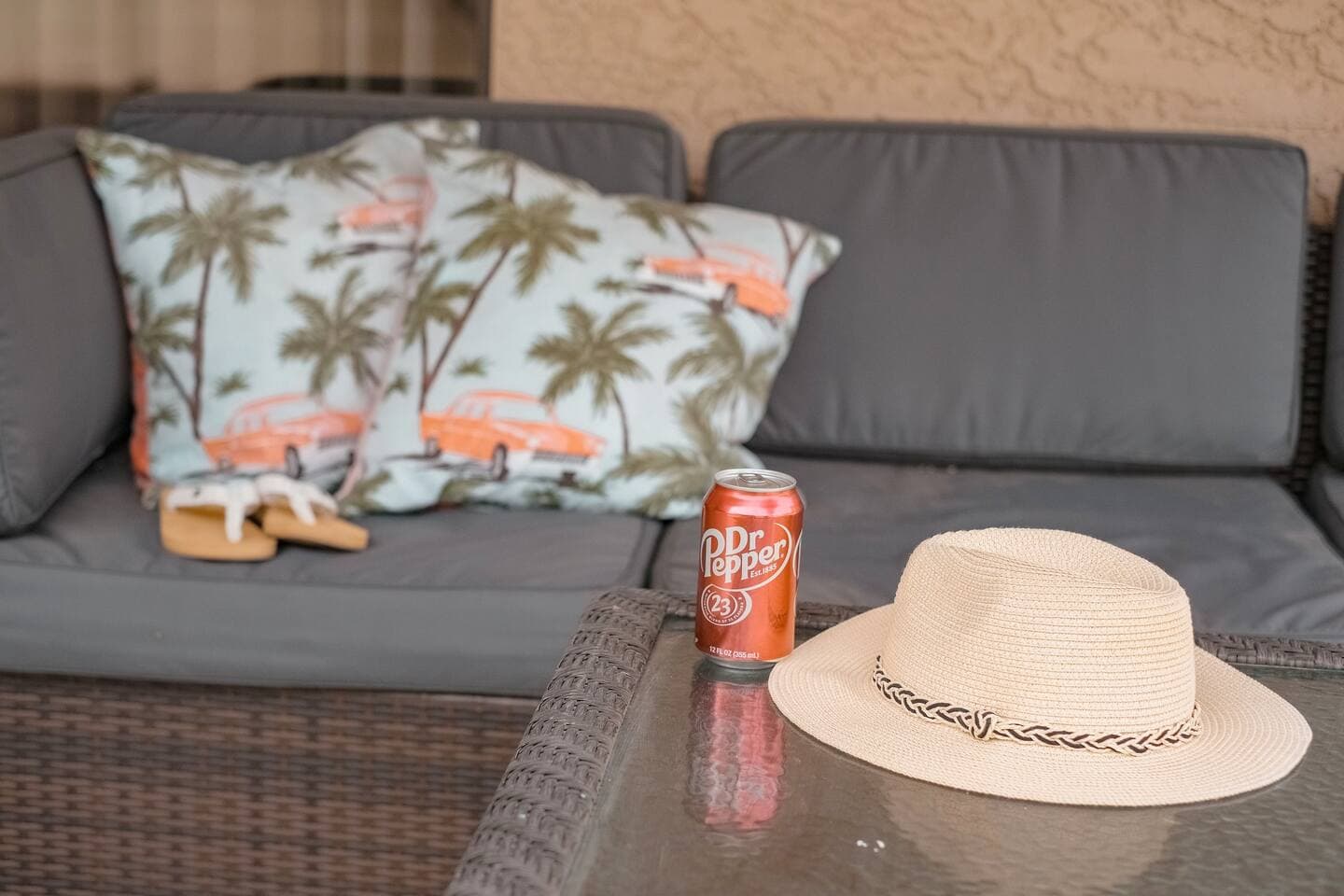 Perfect Escape - Relax outside under the covered patio.
