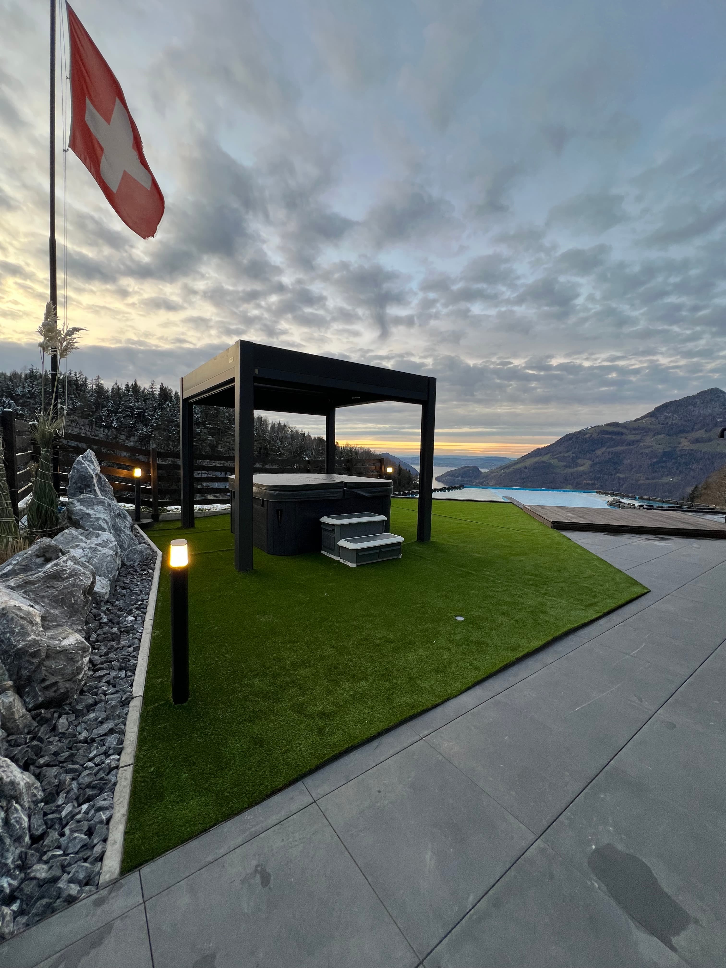 Villa tauris whirlpool see panorama switzerland