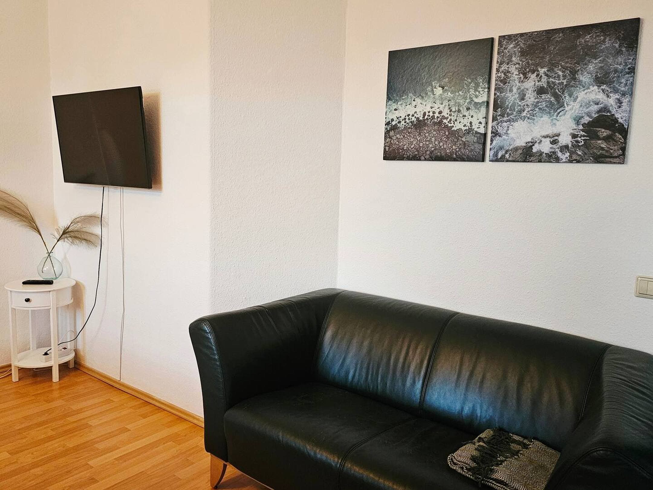 Schlafzimmer und Sofa