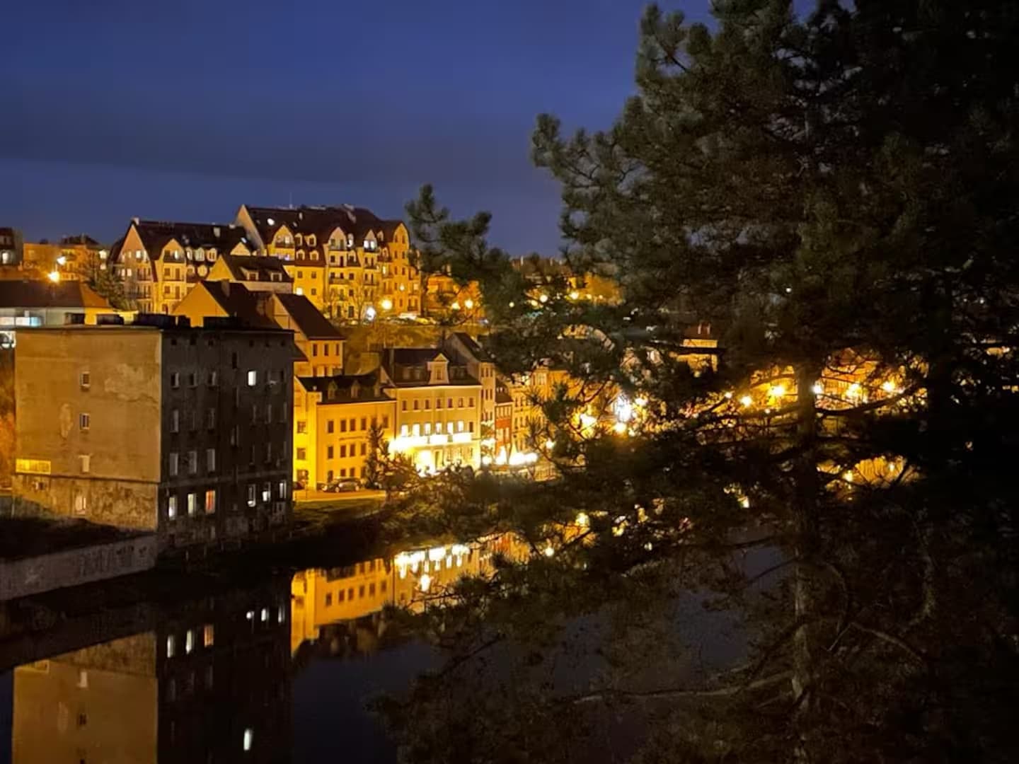 Blick vom Balkon