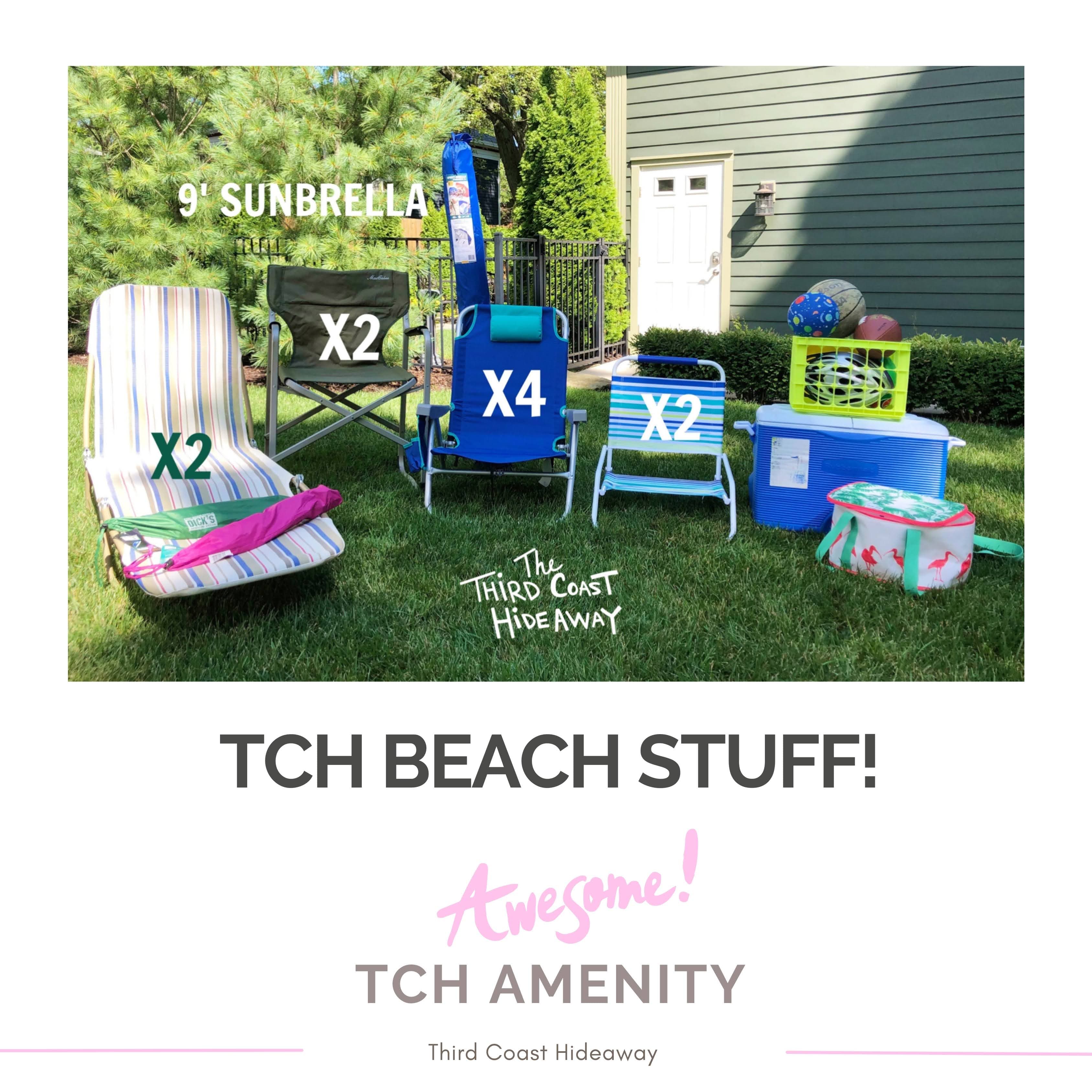 34 TCH Amenity Beach Stuff