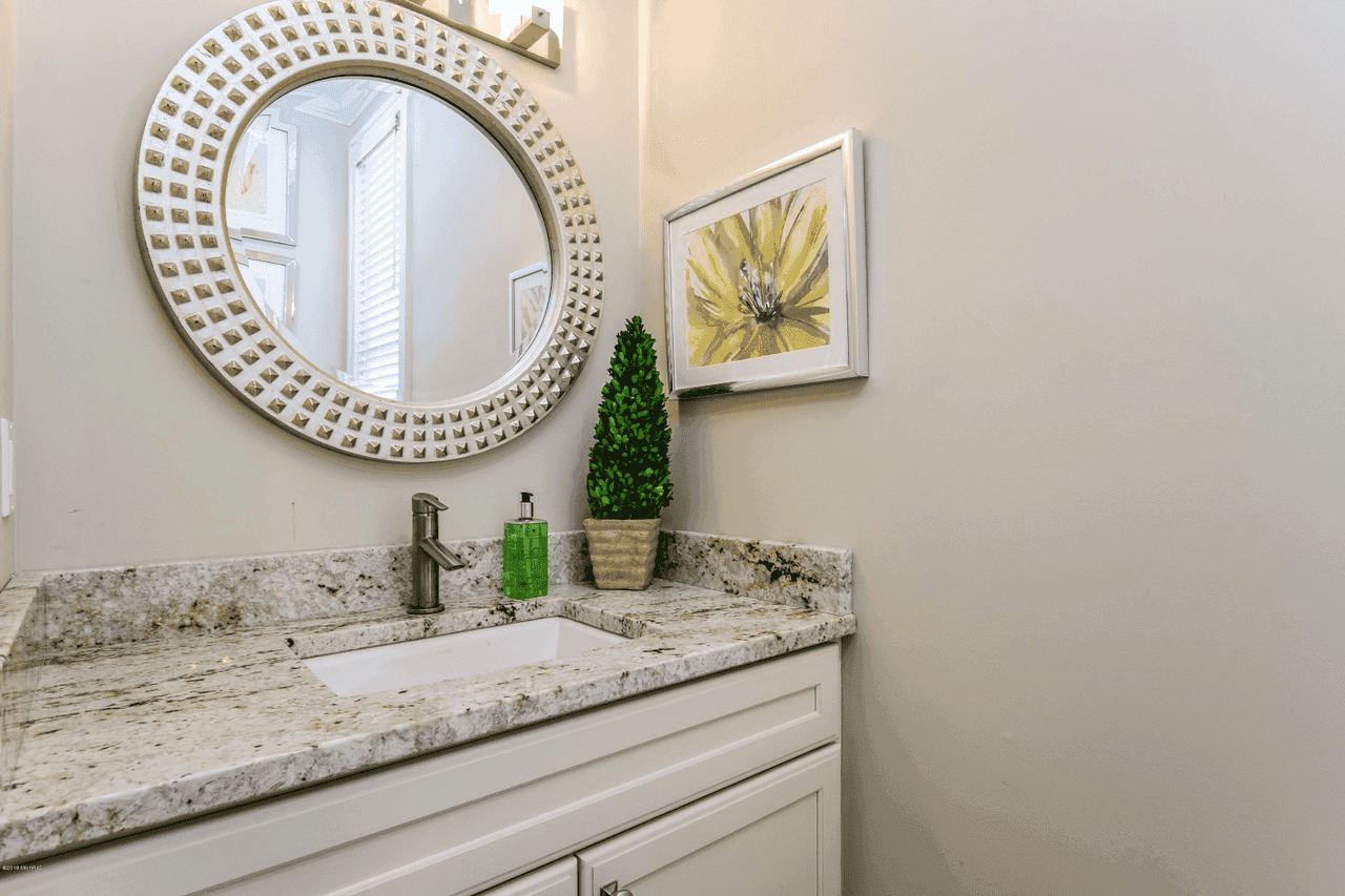 Inside Main Powder Room