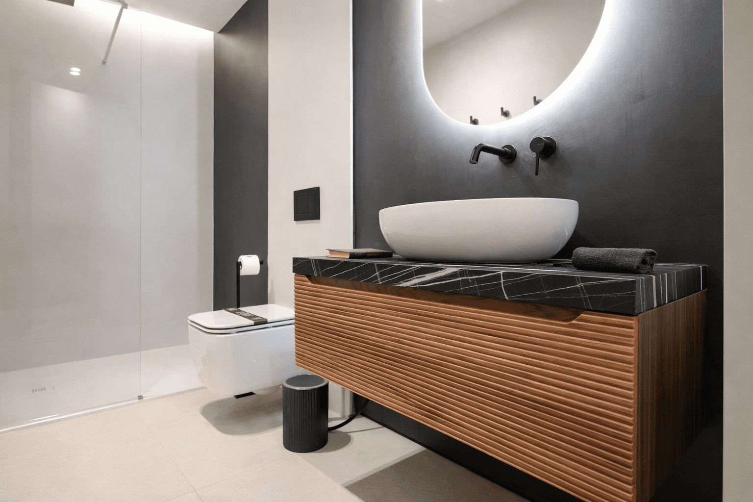 Azulis Tigellio Luxurious Bathroow Shower and Aroma Soup by Rental12