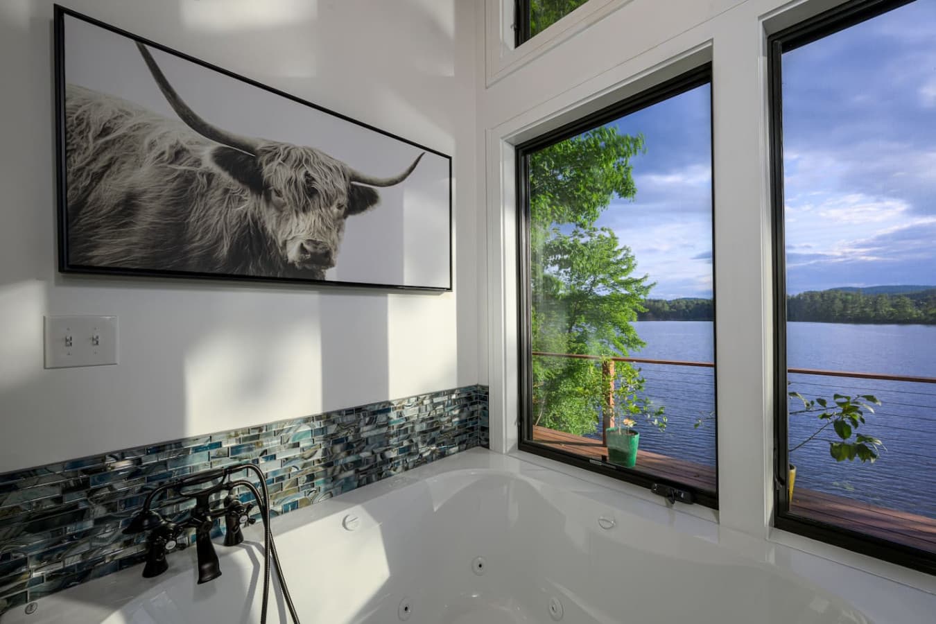 Sink into a deep soak while taking in the view—this is the kind of bath that makes you slow down, stay longer, and savor the quiet beauty all around you.