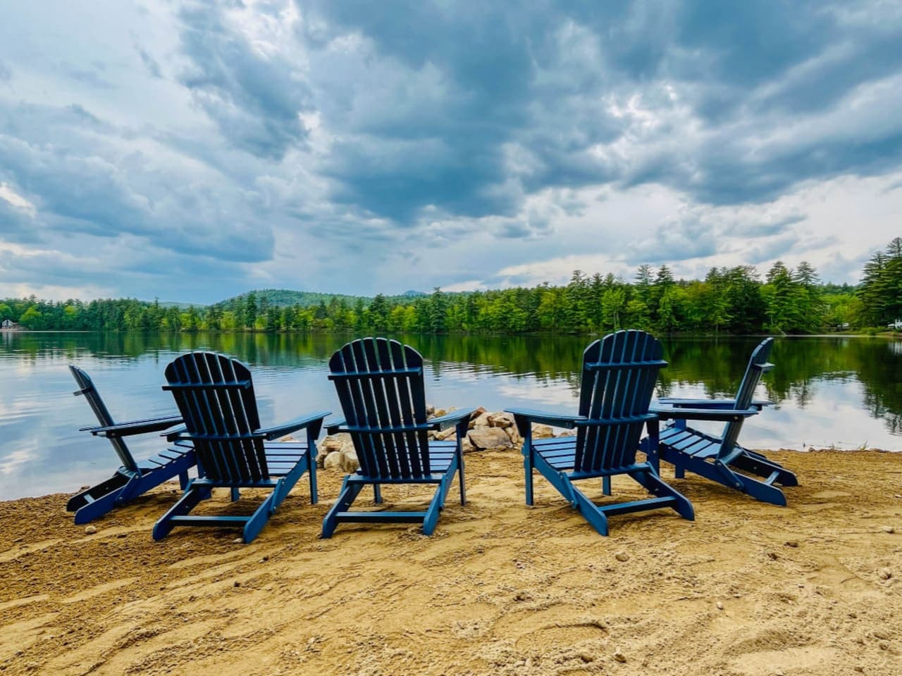 Settle into the Adirondack chairs and take in the view from your own private beach, where quiet mornings, sunny afternoons, and front-row sunset seats make it easy to spend hours doing absolutely nothing.