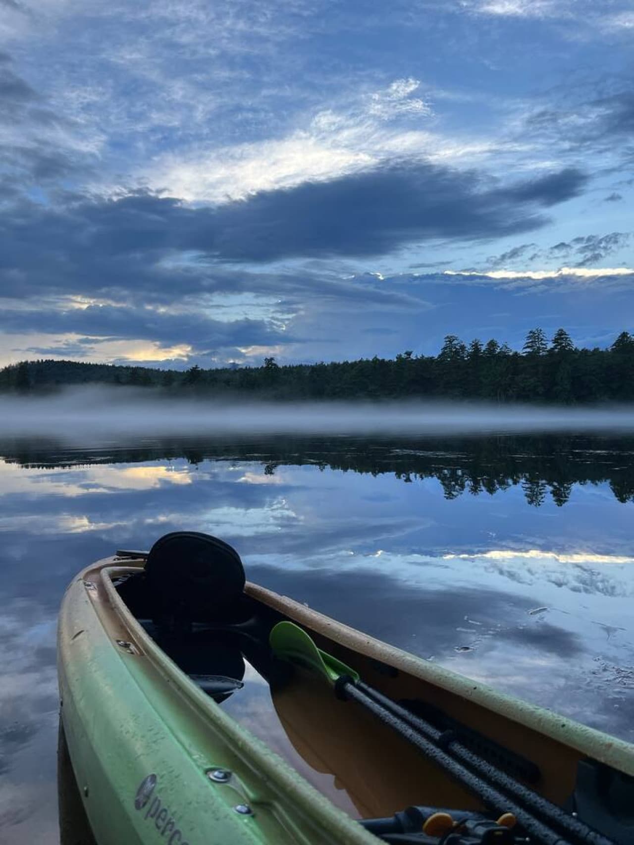 Kayak out to the center of Pequawket where the water is deep and cool. Jump in for a refreshing swim!